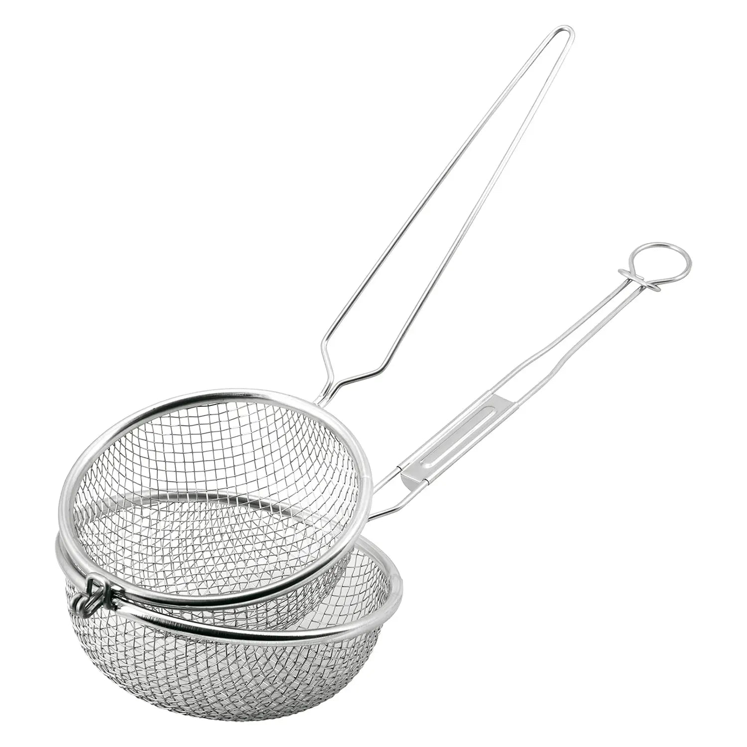 Premium Minex Stainless Steel Bird's Nest Deep Fryer - Professional Restaurant-Grade Deep Frying Basket for Chicken Wings, French Fries, Donuts & More - Perfect for Home Kitchens, Restaurants & Outdoor Cooking