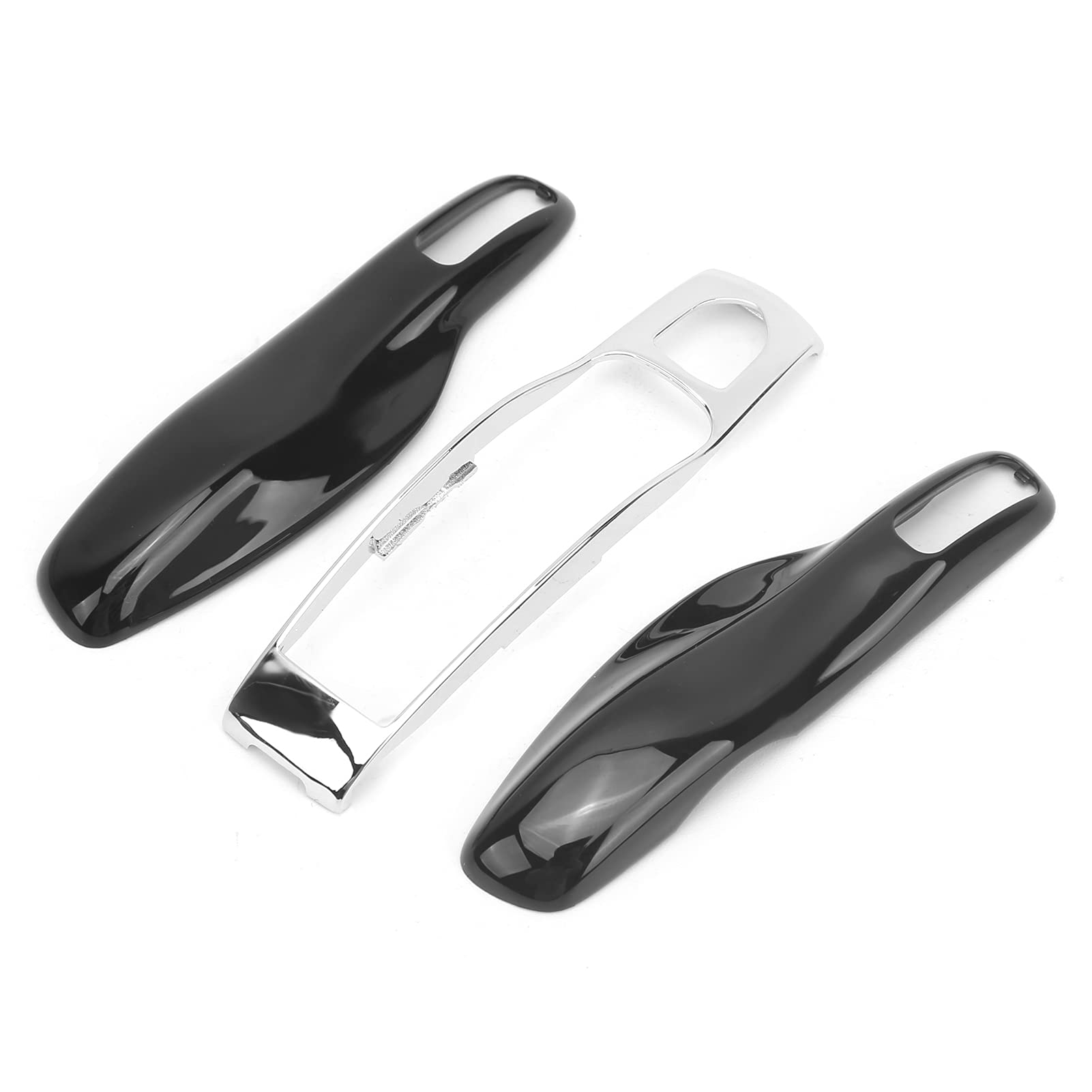 Fydun Car Key Fob Cover Case - Protective Shell for Porsche 911 Remote Key (Baked Black & Silver) | Durable Key Protector for Daily Use, Travel & Car Enthusiasts