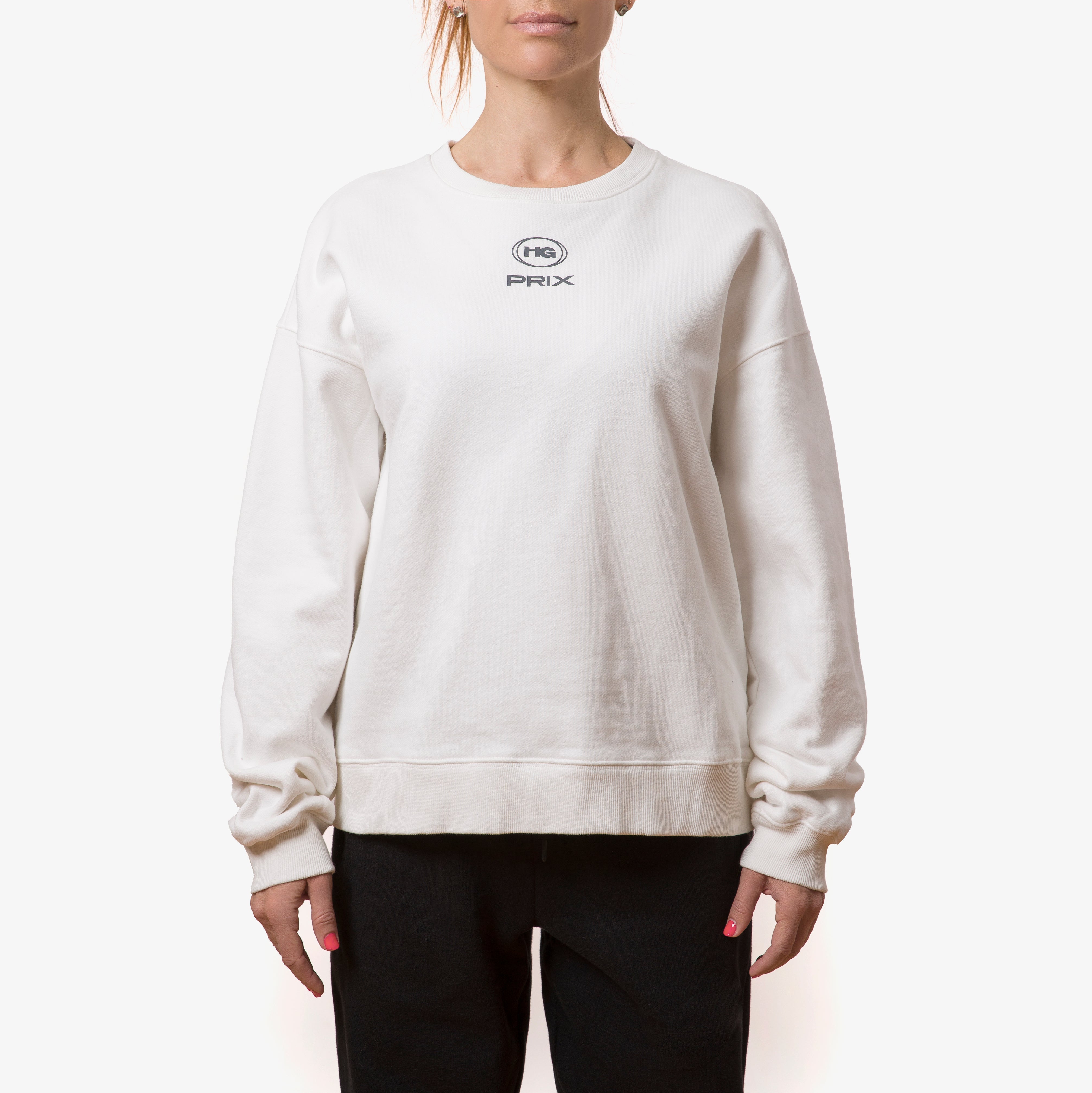 PRIX x Higround DJ Crewneck Sweatshirt - Stylish & Comfortable Streetwear for DJs, Music Lovers & Urban Fashion - Perfect for Concerts, Clubs & Casual Wear