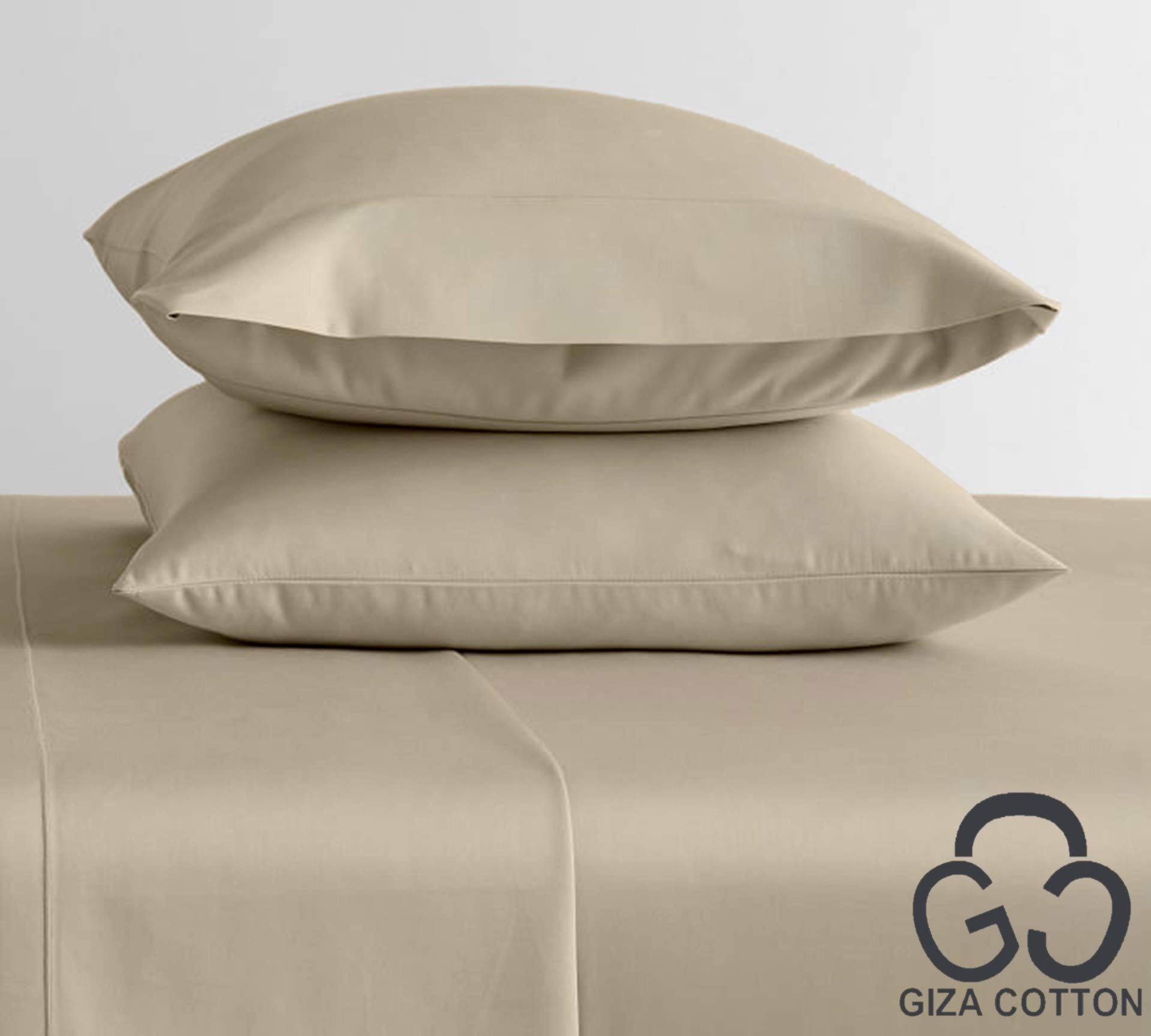 Luxury 100% Giza Egyptian Cotton Sheets Set - 4PC Extra Deep Pocket (22