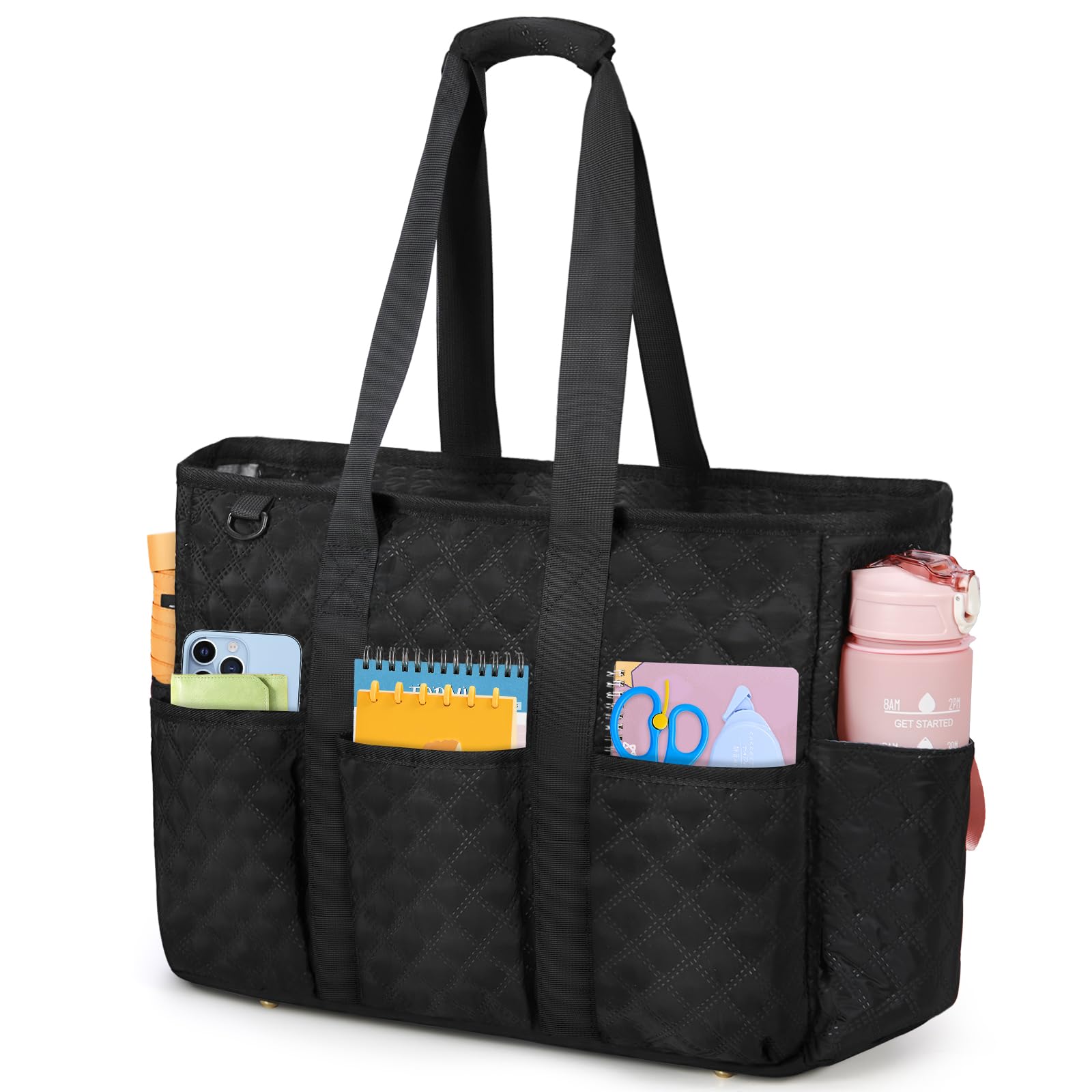 Stylish Large Waterproof Tote Bag for Women - 15.6