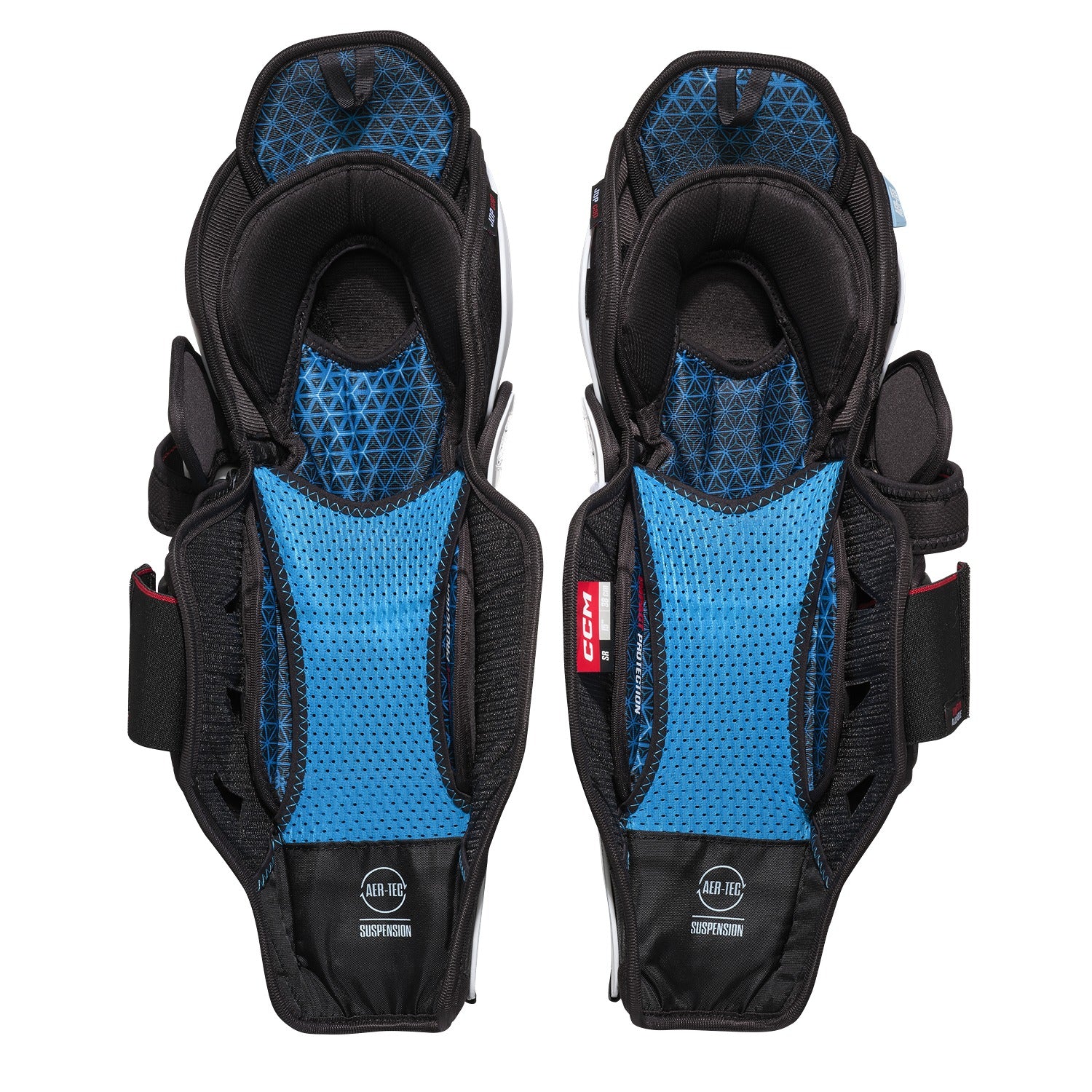 CCM Jetspeed FT8 Pro Senior Hockey Shin Guards - Protective Gear for Ice Hockey Players - Perfect for Games, Practices & Training Sessions