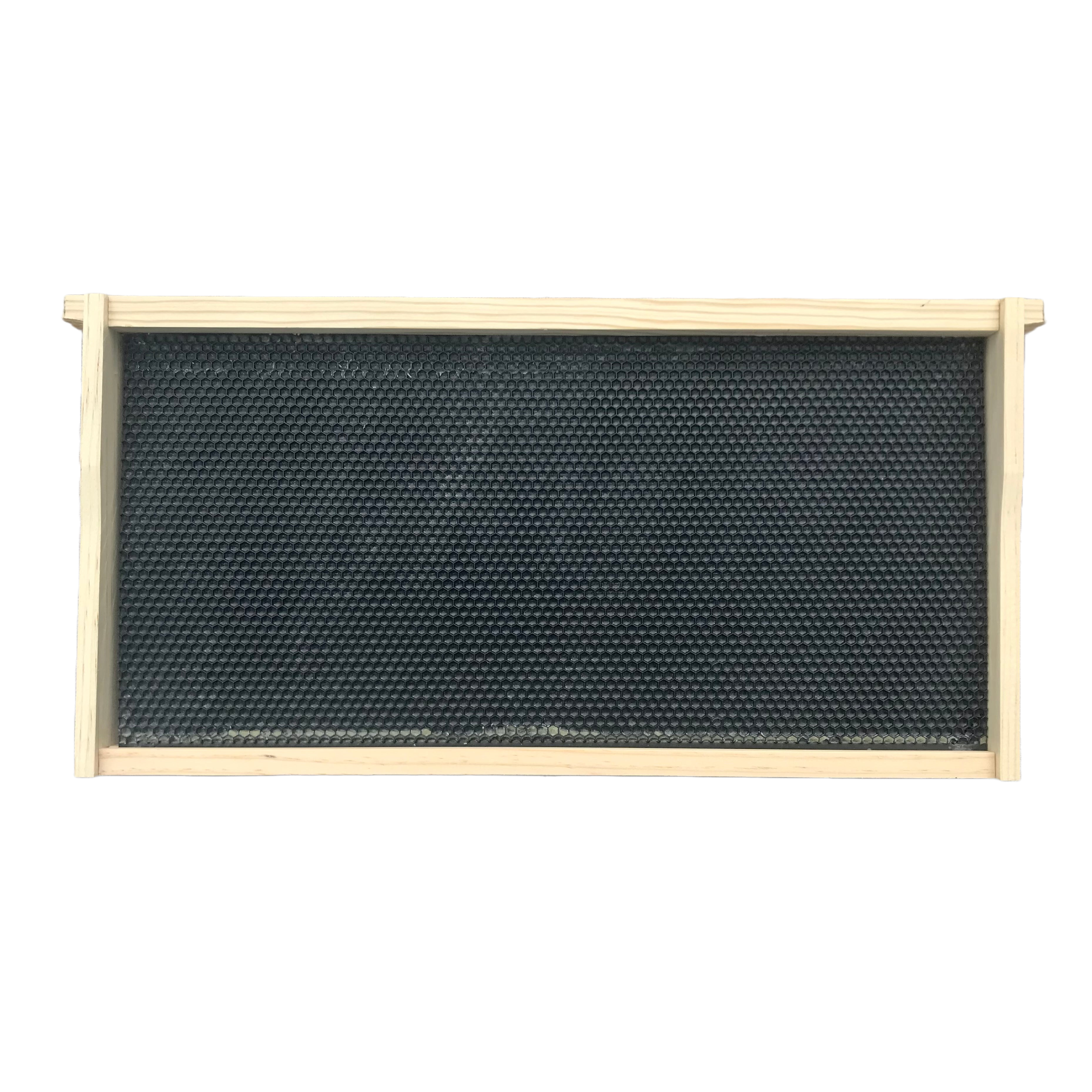 Premium Wooden Frames with Heavy Waxed Plastic Foundation - Durable Beehive Frames for Beekeeping & Honey Production - Perfect for Backyard Hives & Commercial Apiaries