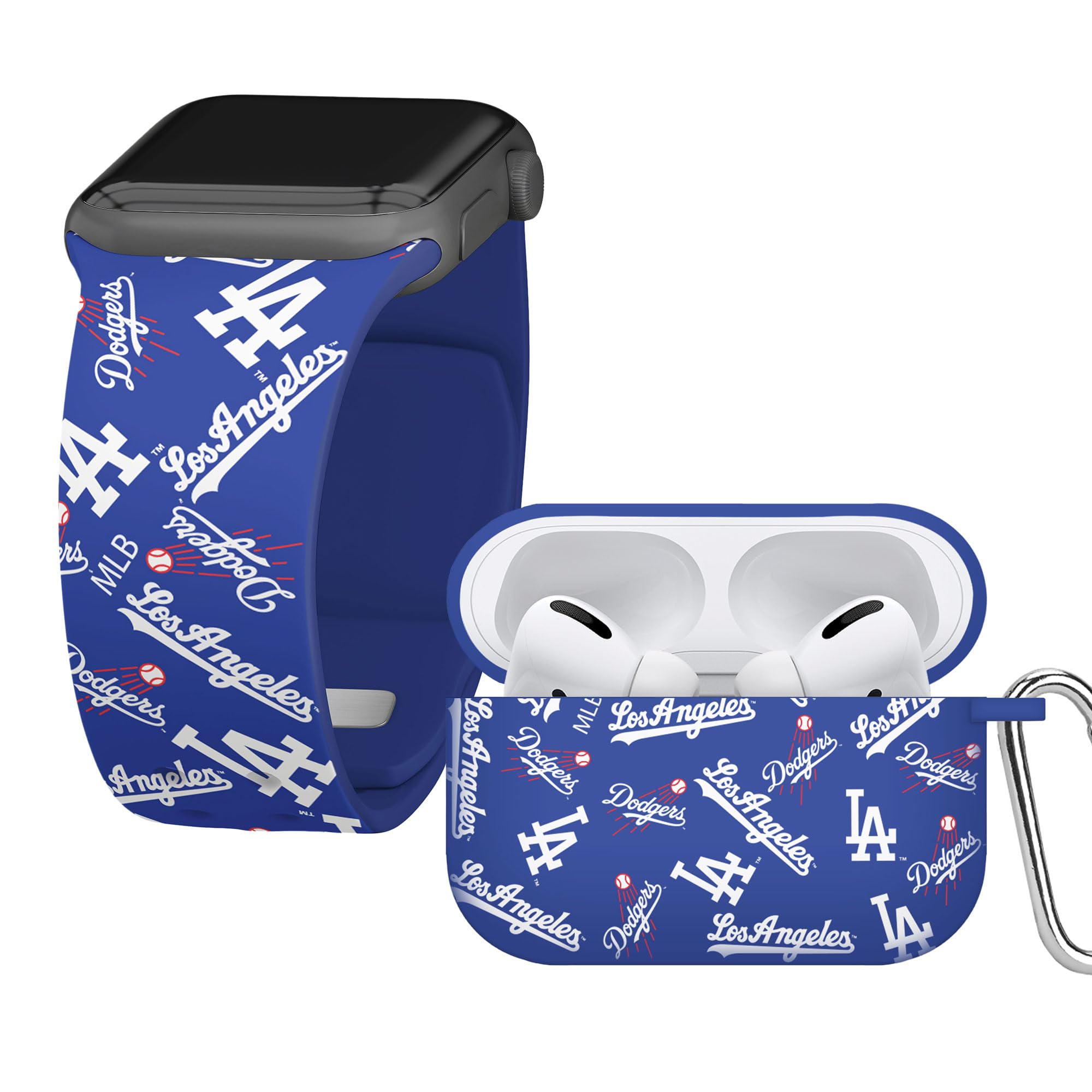 Los Angeles Dodgers HD Combo Package for Apple Watch & AirPods Pro - Game Time Sports Accessories | Perfect for Baseball Fans, Game Day Outfits & Team Spirit Collection