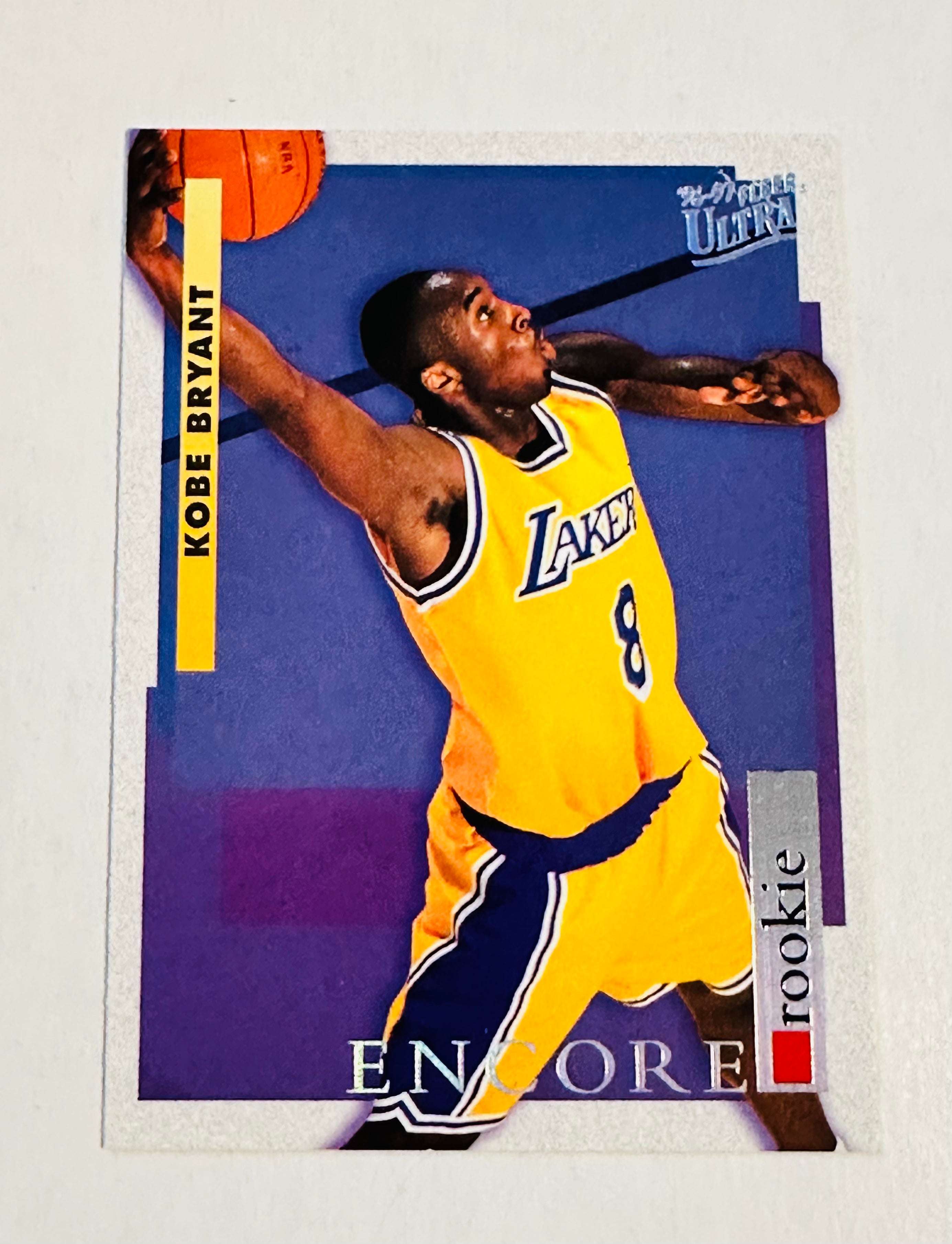 Kobe Bryant NBA Legend Fleer Ultra Encore Basketball Rookie Card - Perfect for Collectors, Sports Memorabilia Fans & Investment