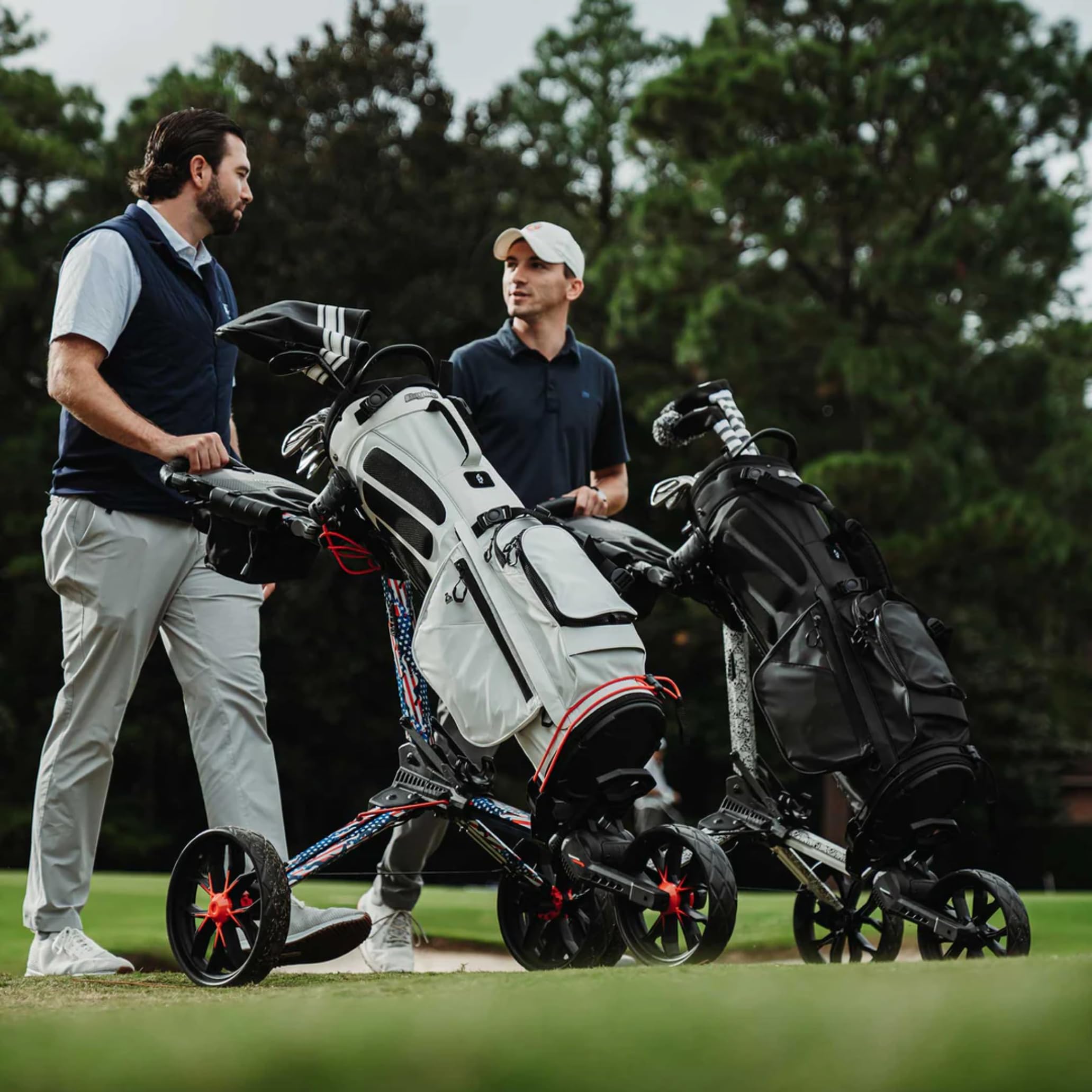 Bag Boy Nitron Push Golf Cart - Lightweight & Durable for Golfers