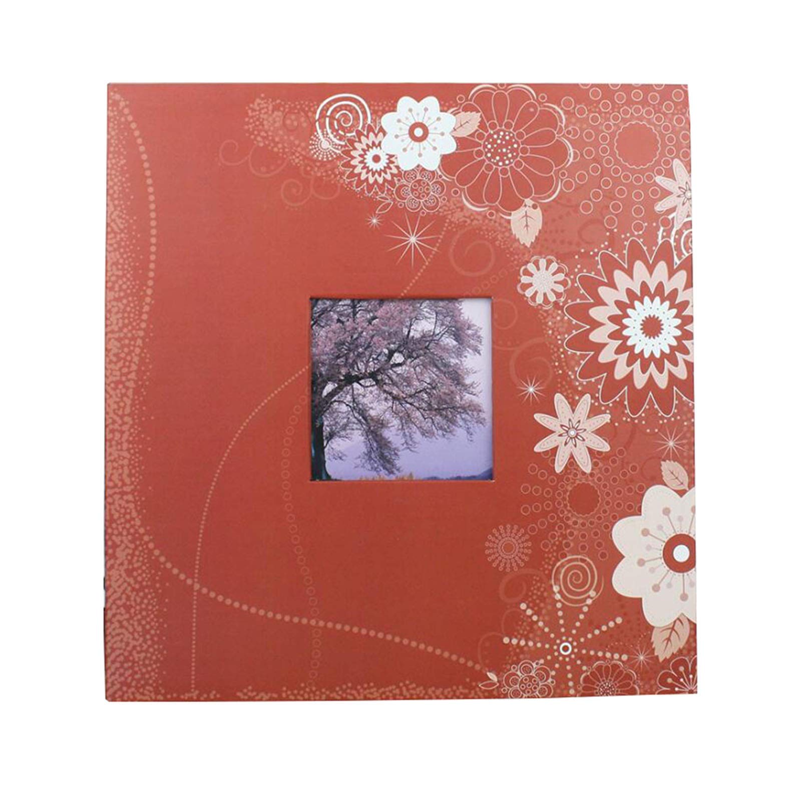 Premium Self-Adhesive Scrapbook Album - Large Wedding Photo Book with Waterproof PVC Cover & Magnetic Closure, DIY Memory Book for Couples, Family & Christmas Gifts (Red) - Perfect for Wedding Albums, Anniversary Gifts & Family Photo Preservation