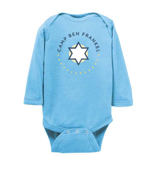 Ben Frankel Baby Long Sleeve Bodysuit - Soft Cotton Onesie for Newborns & Infants - Perfect for Everyday Wear, Playtime & Family Photos