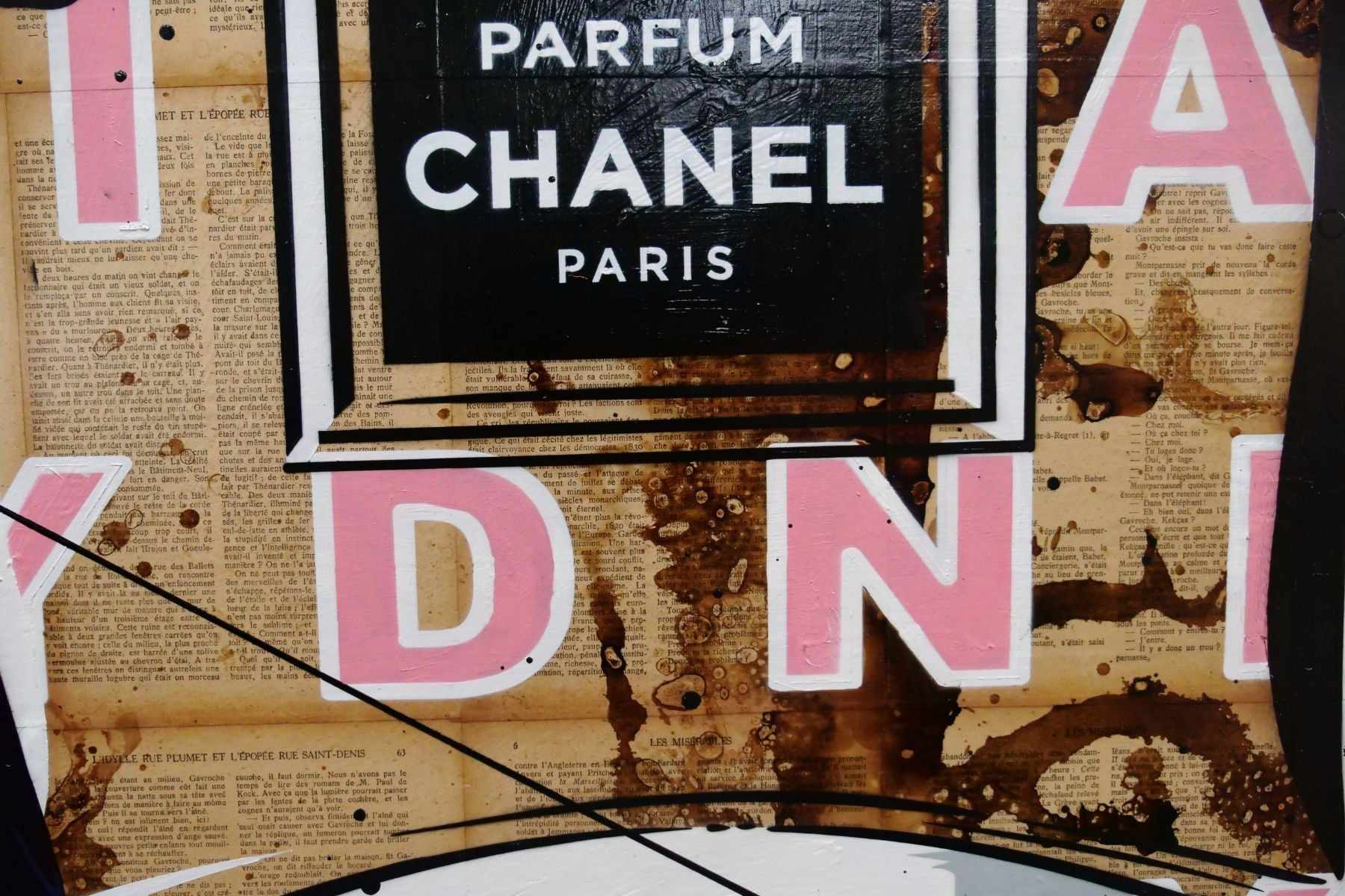 Le Kiss 100x100cm Urban Pop Art Canvas Painting - Modern Home Decor for Living Room, Bedroom & Office - Book Club Gift Idea - Abstract Wall Art for Contemporary Spaces