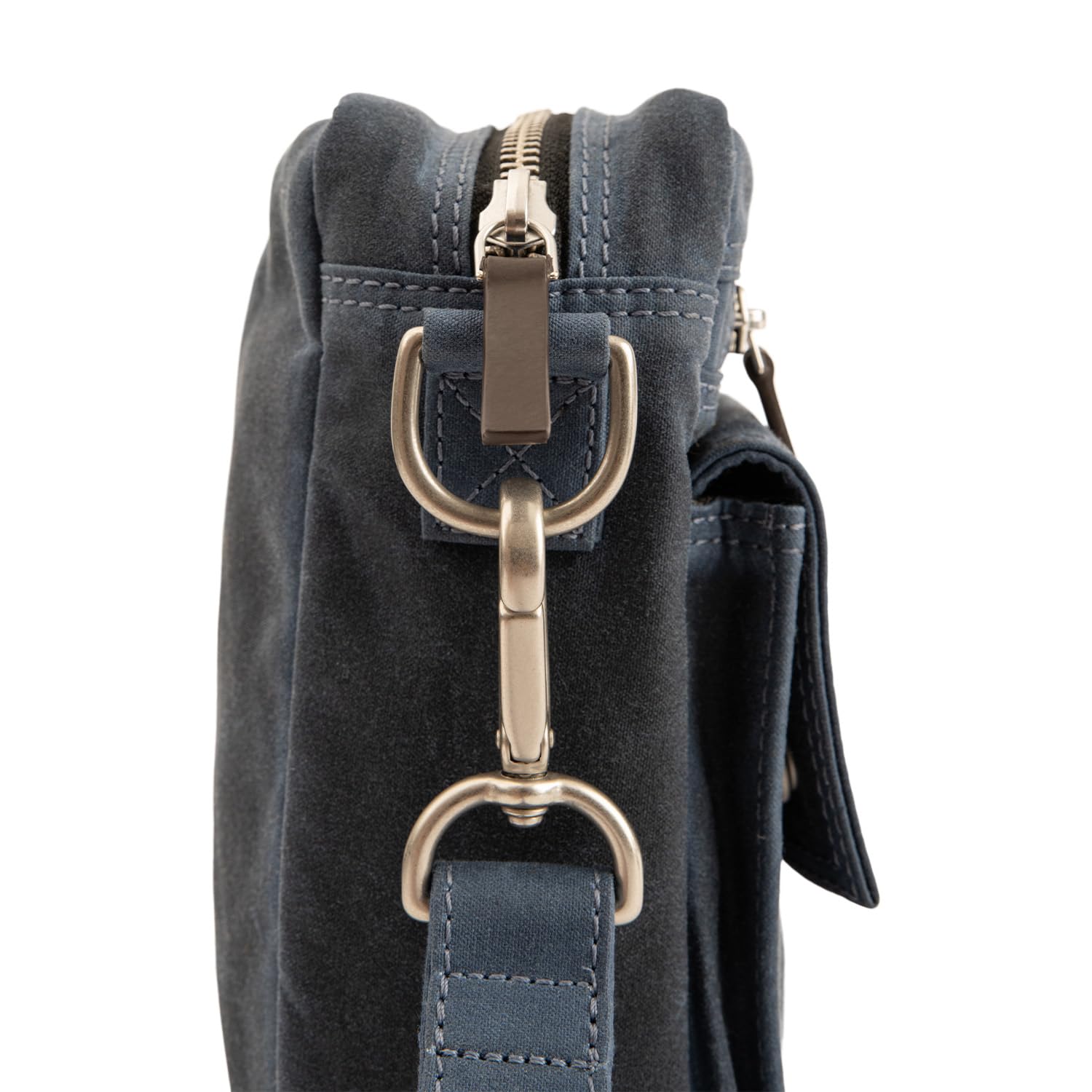 Kolo Chelsea Compact Shoulder Bag for Women - Organic Wax Cotton Canvas Crossbody Purse - Medium Size Everyday Handbag for Work, Travel & Shopping