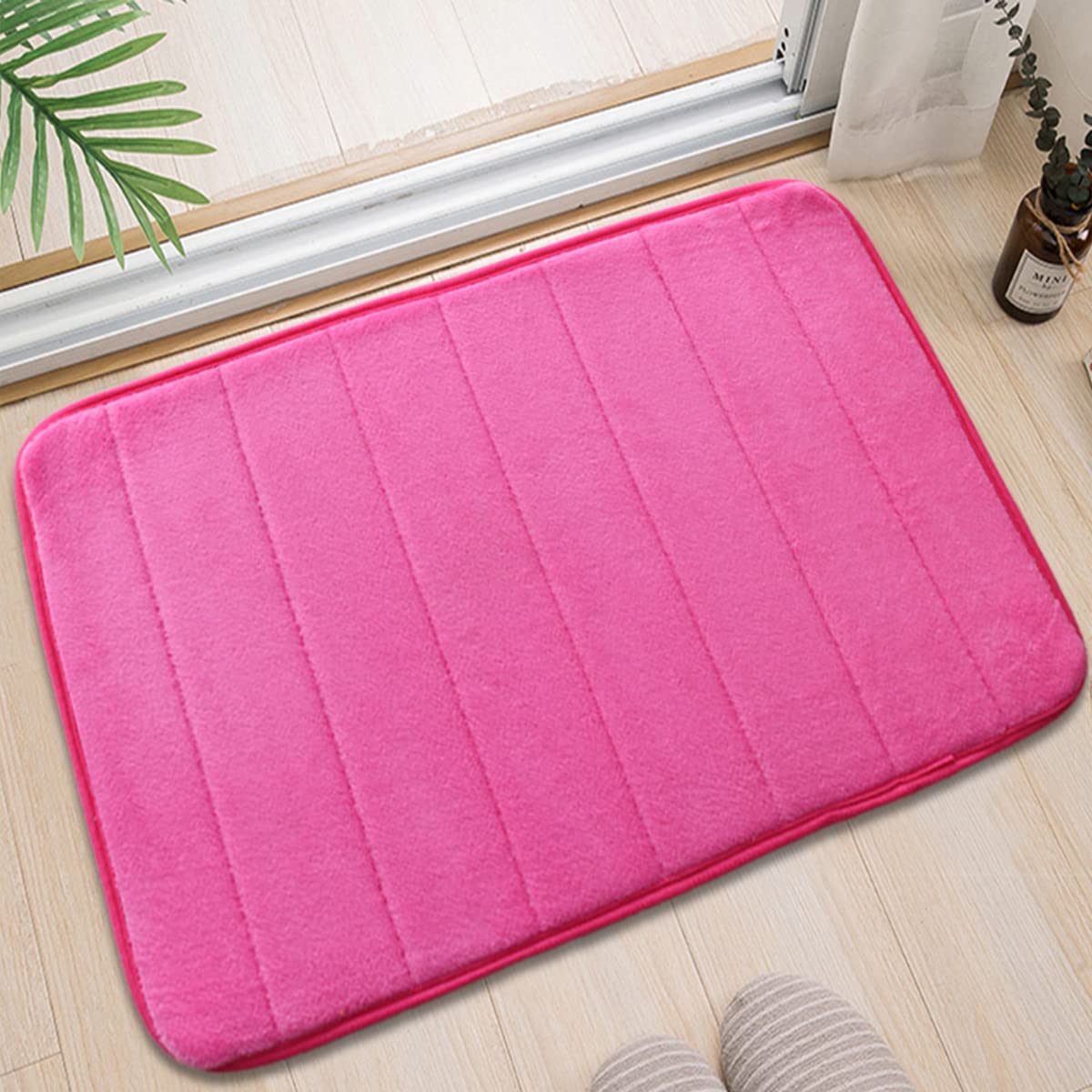 Premium Memory Foam Bath Mat - Non-Slip, Ultra Soft & Absorbent Bathroom Rug (24