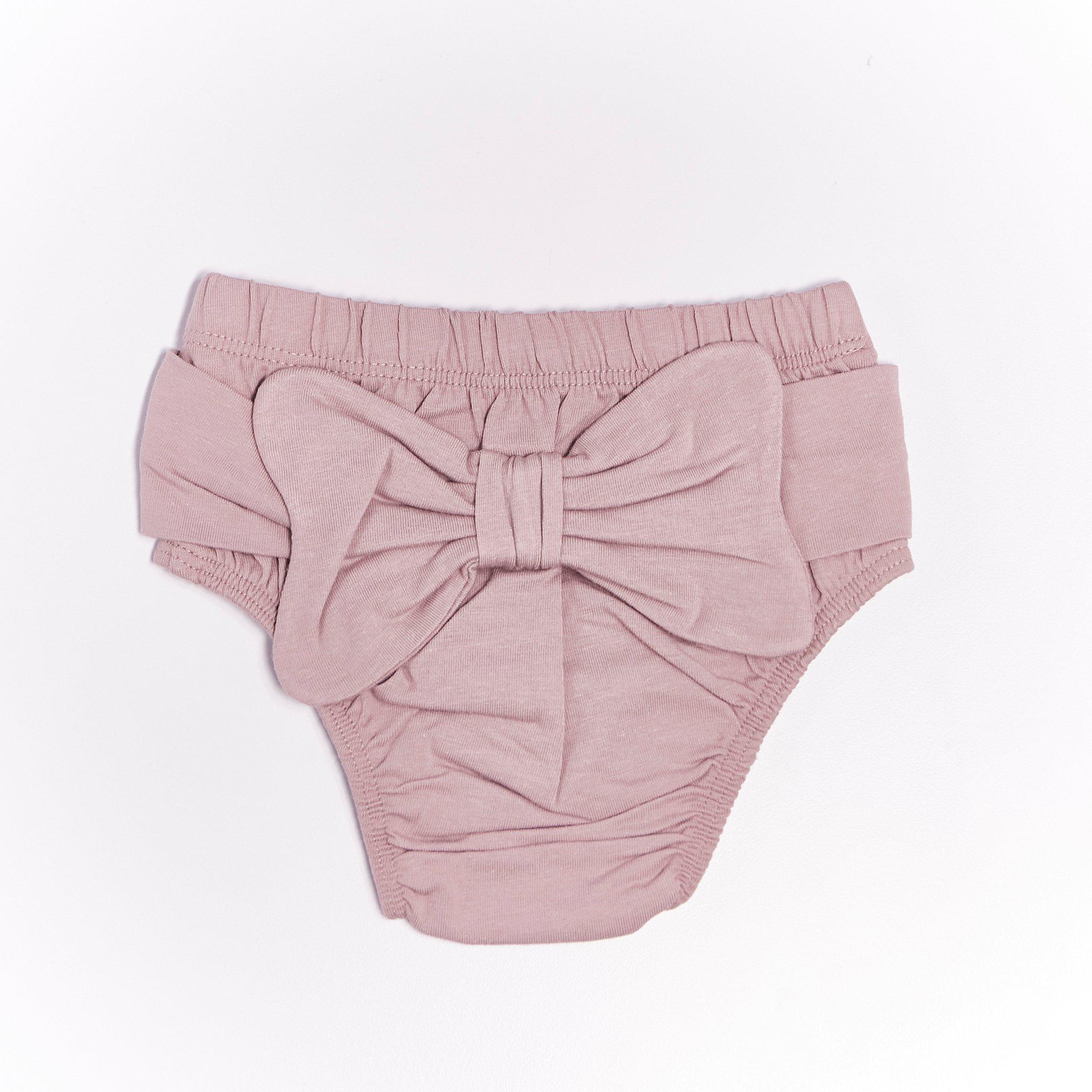 Organic Bow Tie Full Coverage Panties for Women - Comfortable Cotton Underwear - Perfect for Everyday Wear, Yoga & Lounge