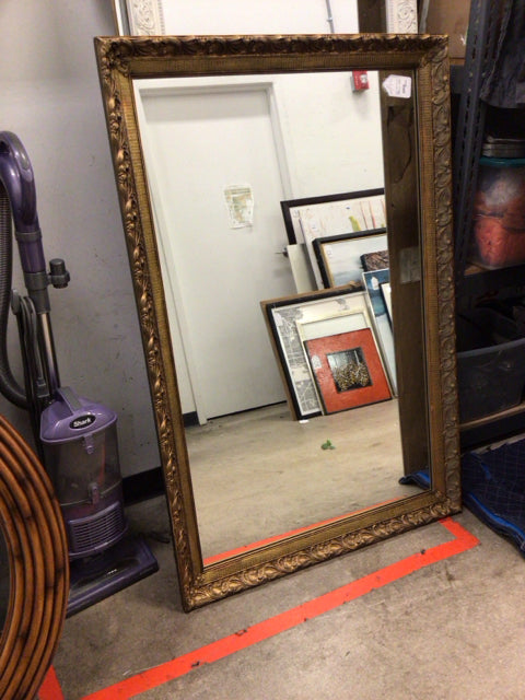 35x54 Vintage Gold Framed Wall Mirror - Elegant Decorative Mirror for Living Room, Bedroom, Entryway & Bathroom