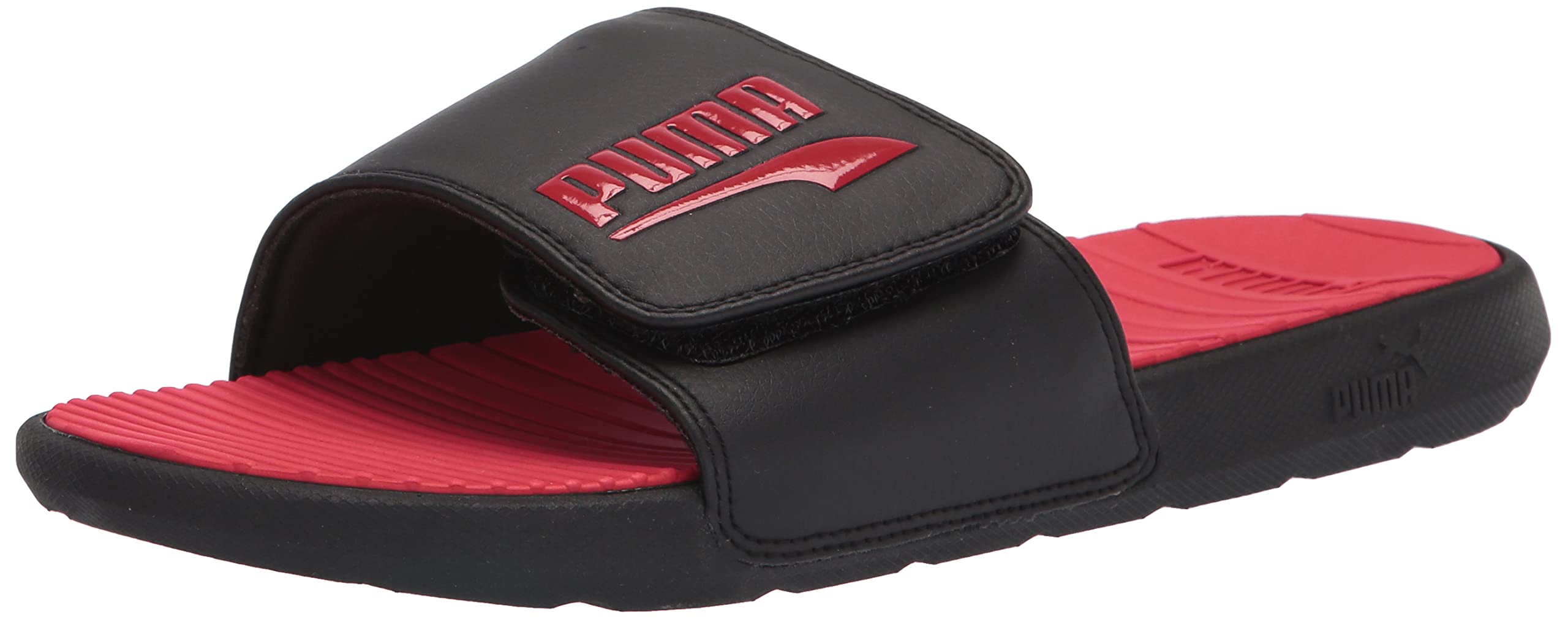 PUMA Men's Cool Cat Hook & Loop Slide Sandals - Comfortable Athletic Slides for Men, Casual Summer Beach Shoes, Gym & Pool Slides for Walking, Lounging & Outdoor Activities