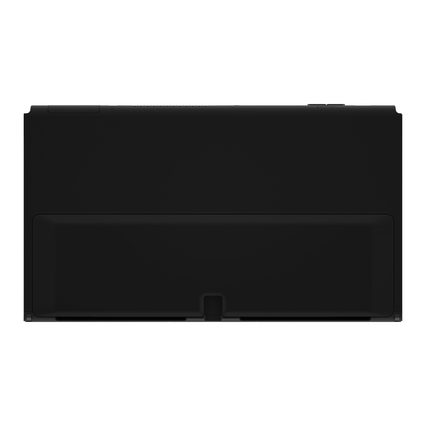 eXtremeRate Replacement Back Cover with Kickstand for Nintendo Switch OLED - Black | Durable Gaming Accessory for Enhanced Play & Travel