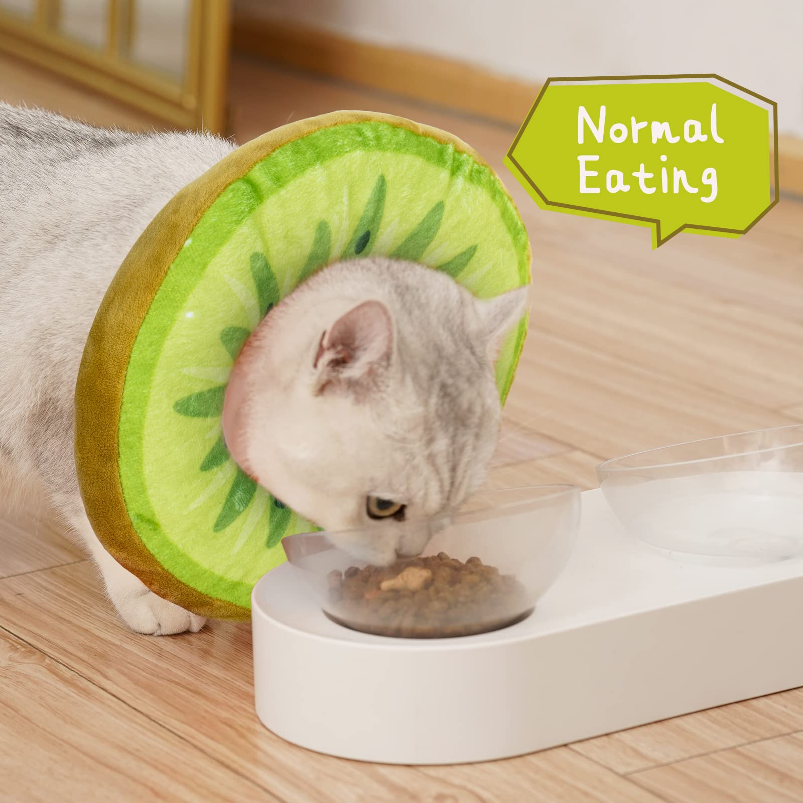 Soft & Adjustable Cat Cone Collar for Kittens - Comfortable Recovery E-Collar After Surgery - Perfect for Post-Op Care, Wound Protection & Stress-Free Healing (Ideal for Spay/Neuter, Injuries & Skin Treatments)