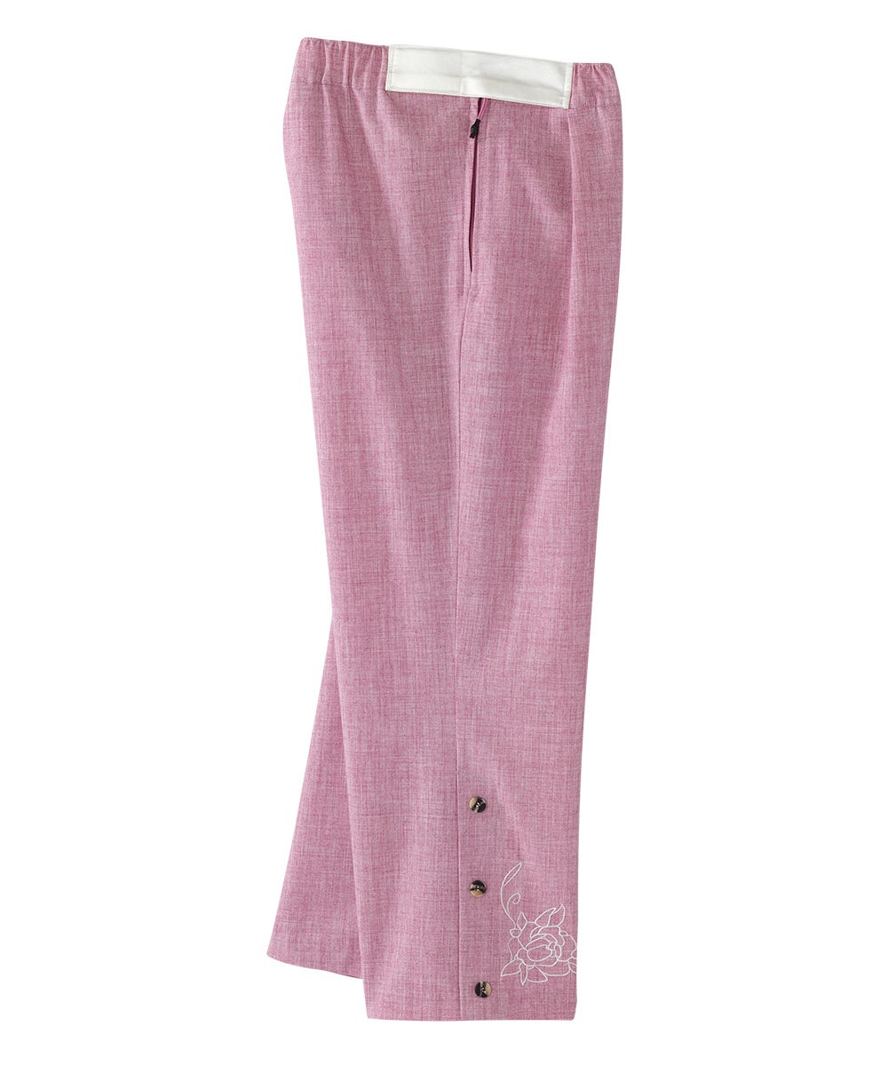 Women's Easy Zip Linen Capri Pants - Comfortable Pull-On Stretch Pants for Casual Wear, Travel & Summer Outfits