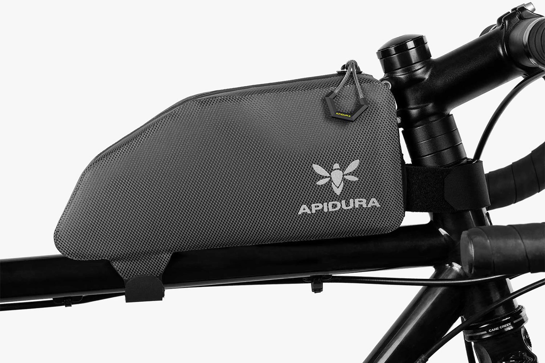 Apidura Expedition Top Tube Pack - Waterproof Bike Frame Bag for Cycling, Bikepacking & Commuting - Durable & Lightweight Storage Solution for Road & Mountain Bikes