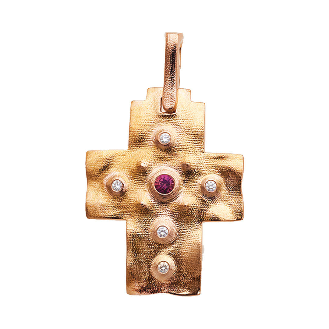 Alex Sepkus Raised Cross Pendant Necklace - Sterling Silver Religious Jewelry for Women & Men - Perfect for Church, Weddings & Everyday Faith-Based Fashion