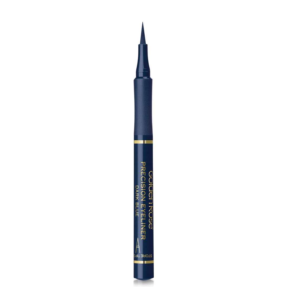 Golden Rose Precision Makeup Eyeliner - Waterproof Liquid Eyeliner Pen for Winged & Cat Eye Looks - Perfect for Daily Use & Special Occasions