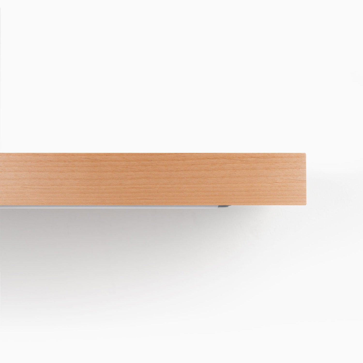Aksel LED Alder Floating Shelf - Modern Wood Wall Shelf with Built-in Lights for Living Room, Bedroom, or Kitchen Decor