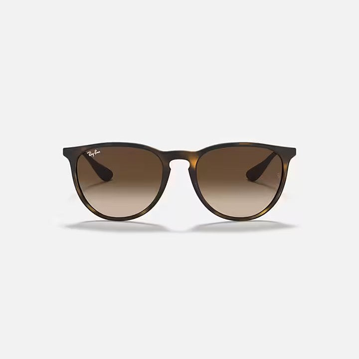 Ray Ban Erika Rubber Havana Sunglasses - Classic Tortoise Frame with Green Lenses - Perfect for Outdoor Activities, Beach, and Driving