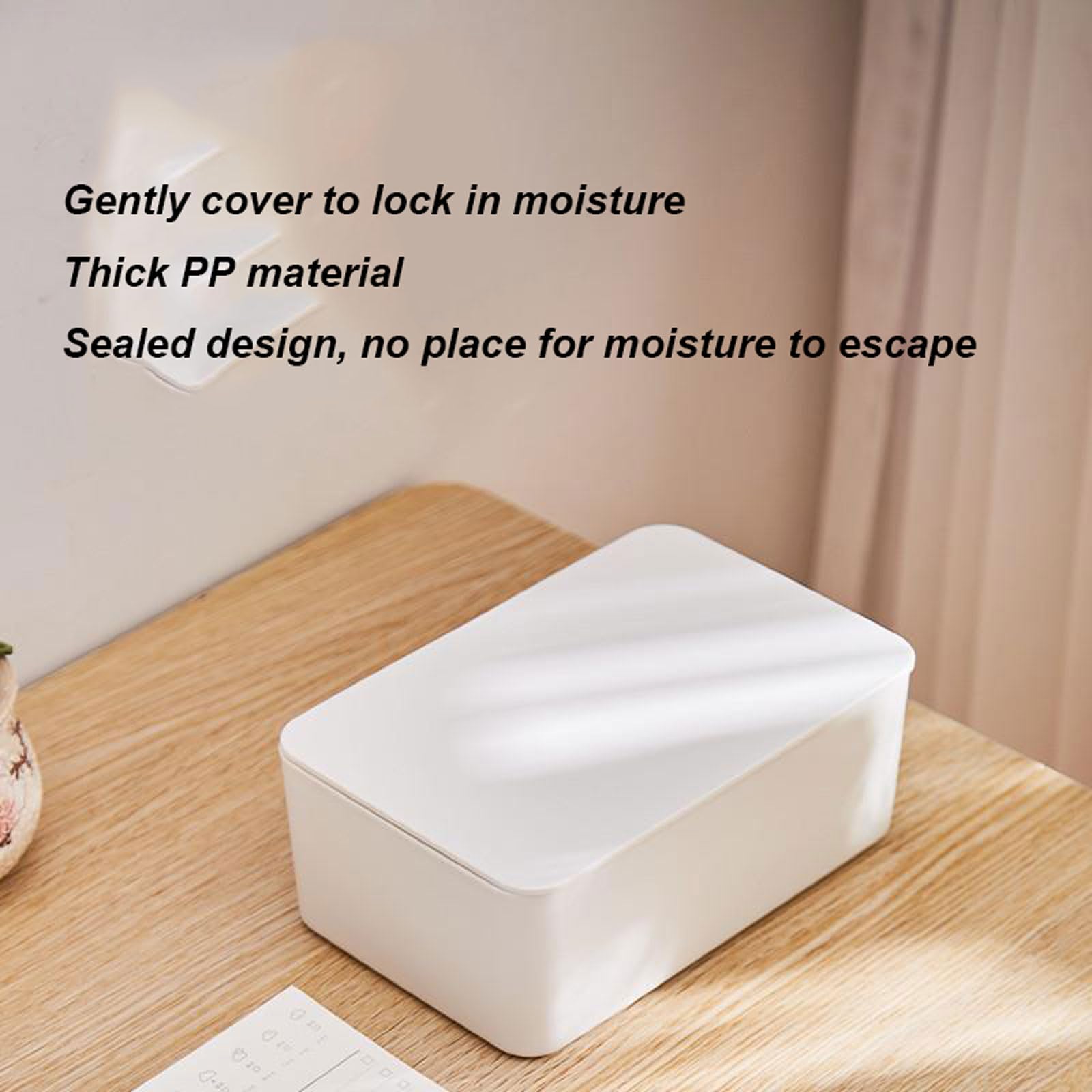 2-Pack Baby Wipes Case with Sealing Lid - Portable Diaper Wipes Dispenser Container for On-the-Go Parents (Small Size, White Box Gray Cover) - Perfect for Diaper Bags, Strollers & Travel