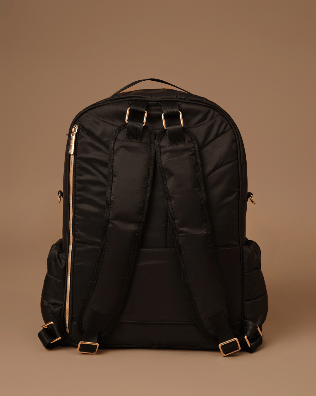 Premium Black Diaper Bag for Moms - The Coast Diaper Bag with Multiple Pockets & Insulated Bottle Holder | Perfect for Baby Outings, Travel & Everyday Use