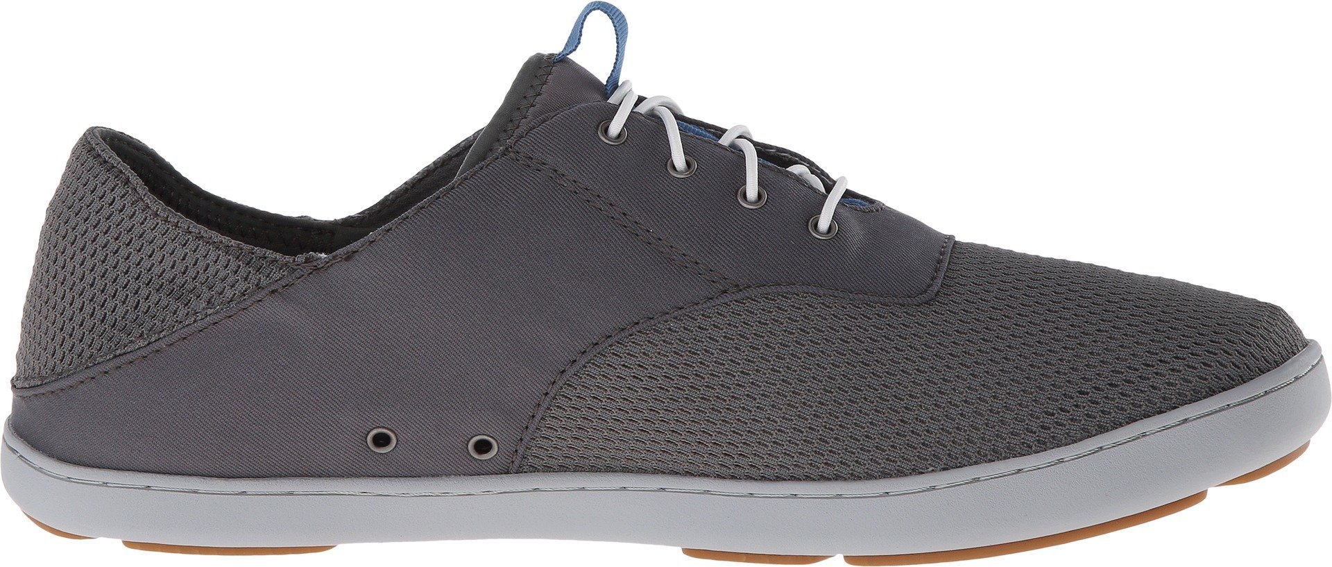 OLUKAI Nohea Moku Men's Breathable Sneakers - Slip-On Walking Shoes with Stretch Construction & All-Weather Rubber Soles - Comfortable Casual Shoes for Work, Travel & Everyday Wear
