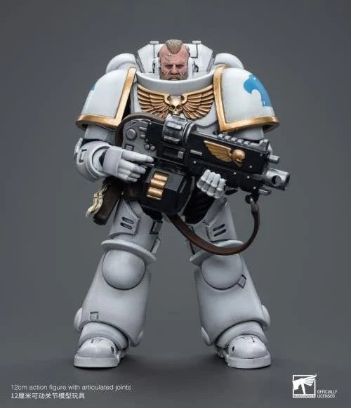 JOYTOY Warhammer 40k Space Marines White Consuls Intercessors Action Figures - 6.5