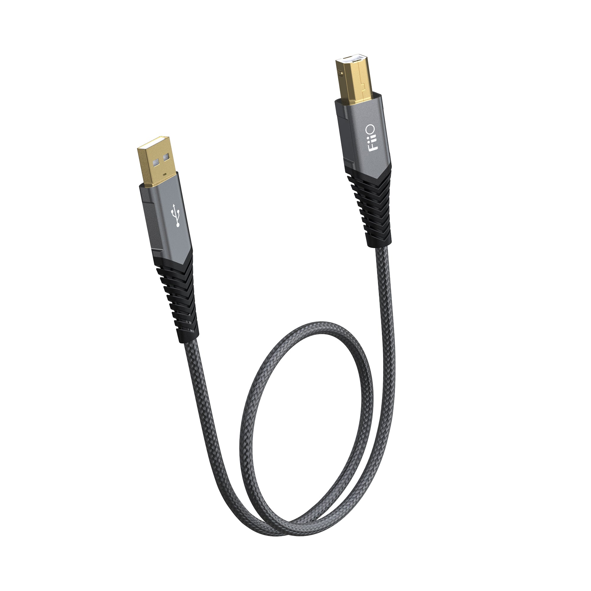 FiiO LA UB1 USB A to USB B Cable - High-Speed Audio Data Transfer Cable for DAC, Amplifiers & Studio Equipment - Perfect for Home Audio Systems & Professional Recording Studios