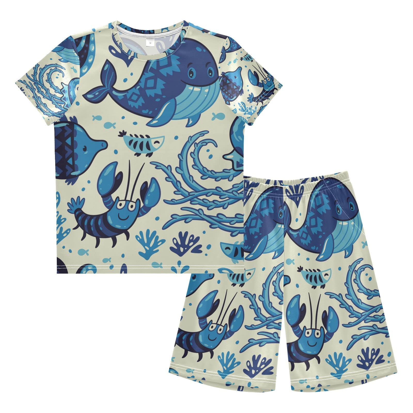 Cat Boy Summer Outfits - Cute Shorts Clothes Set for Kids & Toddlers | Playwear for Boys & Girls | Perfect for Outdoor Play, Beach & Summer Activities