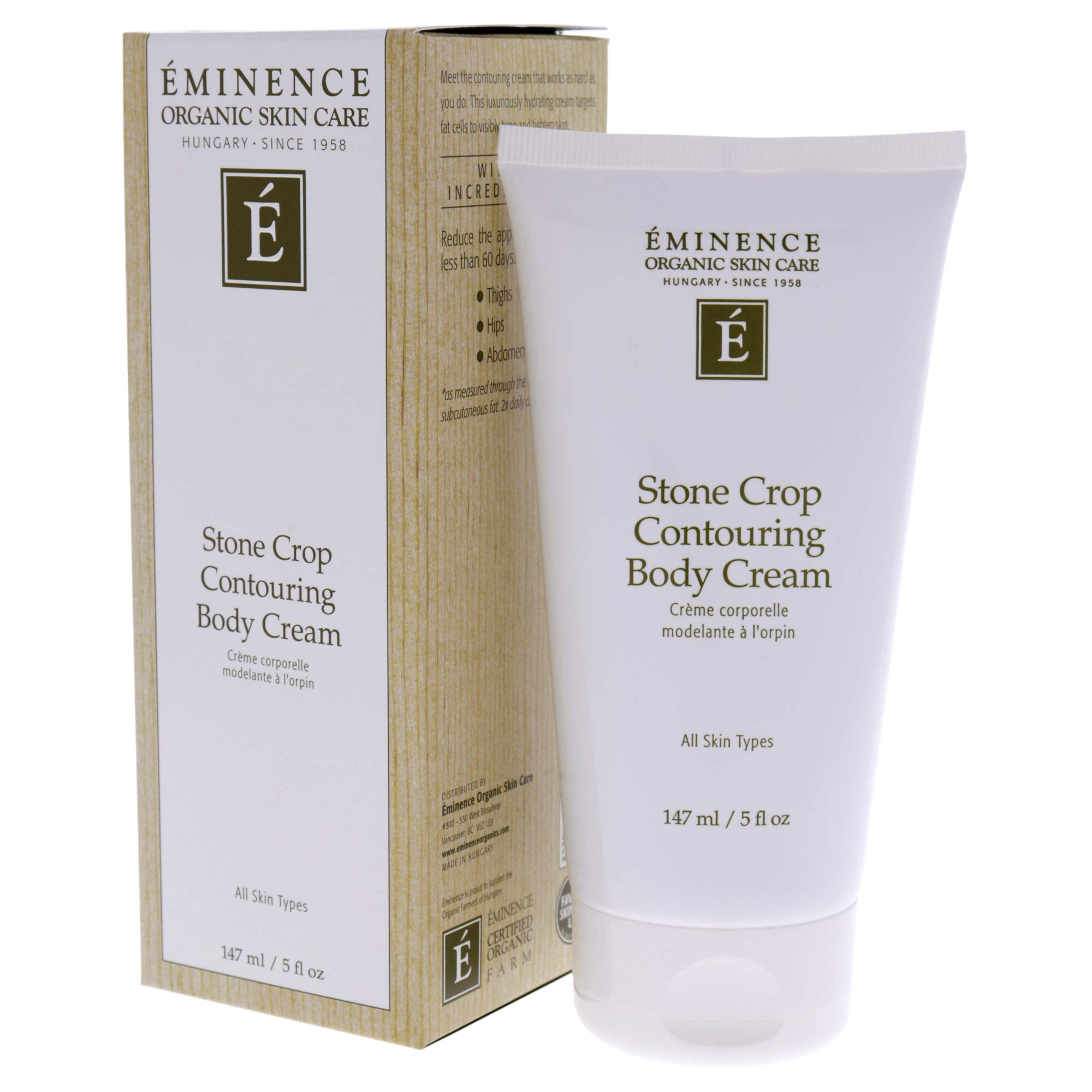 Eminence Organics Stone Crop Contouring Body Cream - Hydrating & Firming Moisturizer for Smooth Skin | Perfect for Post-Workout & Daily Body Care