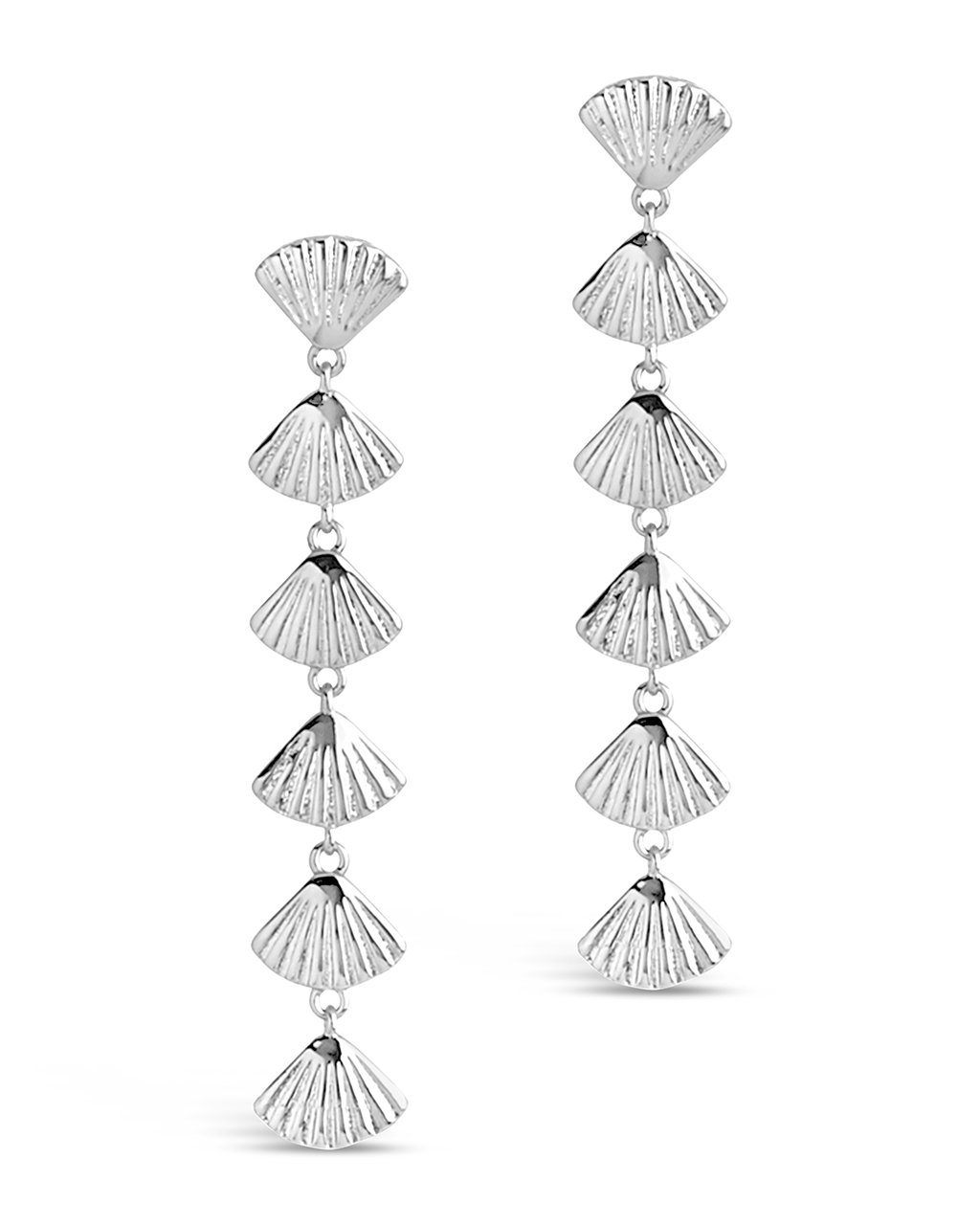 Elegant Scallop Shell Drop Earrings for Women - Boho Beach Jewelry - Perfect for Summer Vacations, Weddings & Beach Parties