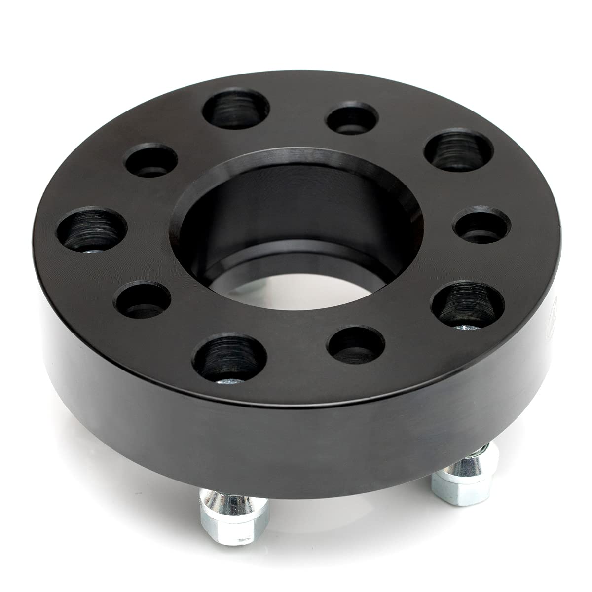 VLAOSCHI 1.5 Inch Black Forged 5x115 Hubcentric Wheel Spacers (Pack of 4) - 14x1.5 Studs & 71.5mm Hub Bore - Compatible with Dodge Challenger (2009-2022), Charger (2006-2022), Magnum (2005-2008) - Perfect for Enhanced Stance & Performance Upgrades