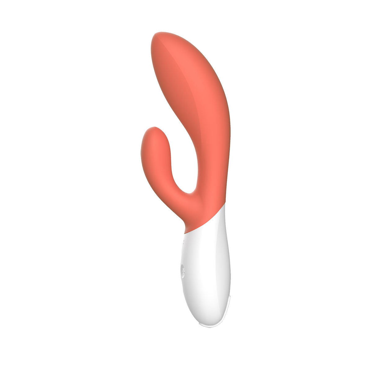 LELO Ina 3 Coral Red Rabbit Vibrator - Dual Stimulation G-Spot & Clitoral Massager for Women - Waterproof & Rechargeable Adult Toy for Couples Play & Solo Pleasure