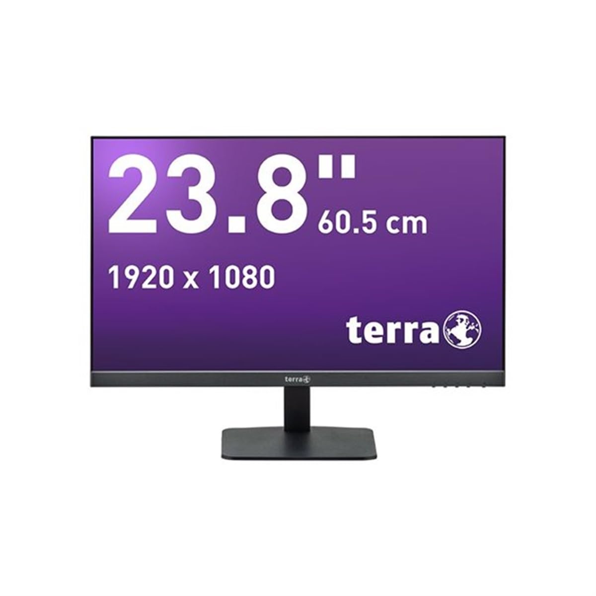 Terra 24-inch LCD/LED Monitor 2427W HA V2 Black - HDMI, DisplayPort, USB-C, GREENLINE Plus Technology for Home Office & Gaming