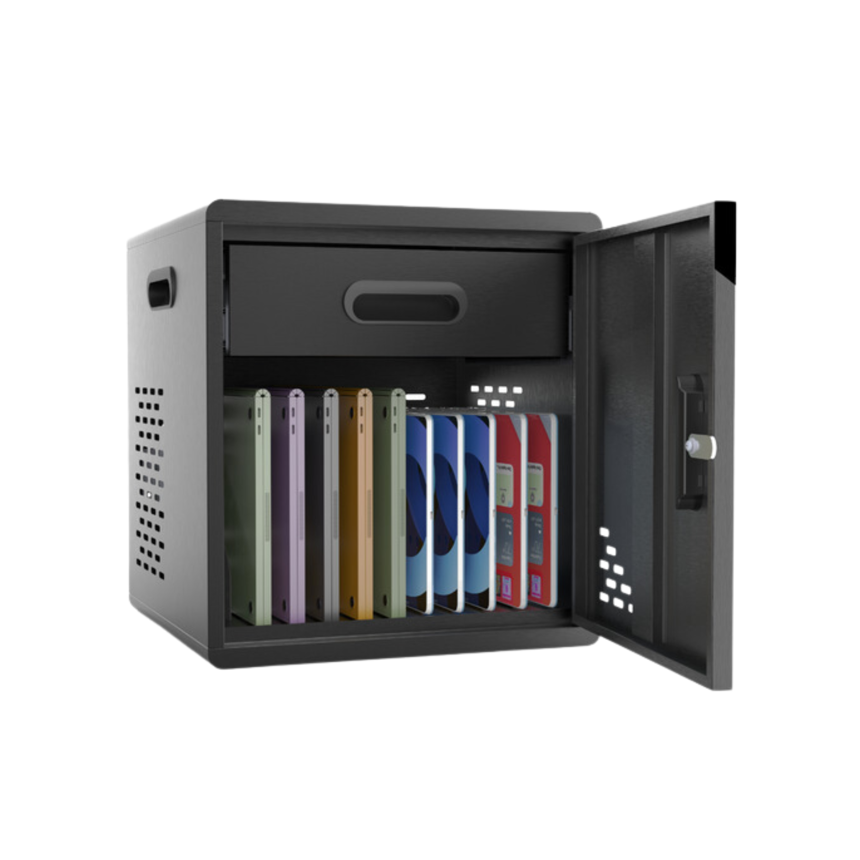 Luxor Modular Charging Cabinet - USB Charging Station with 10 Ports for Home & Office Organization | Perfect for Schools, Hospitals, and Retail Stores