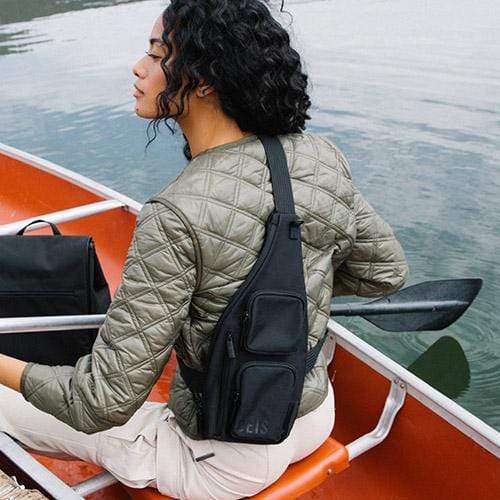 Black Survival Sling - Durable Outdoor Emergency Sling Bag for Hiking, Camping & Survival Gear | Perfect for Adventure & Everyday Carry