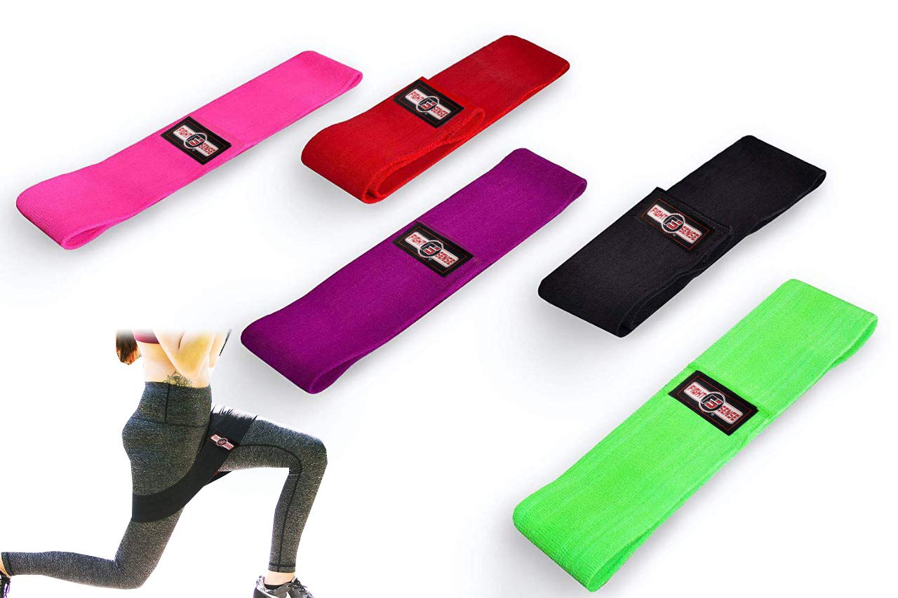 **Premium Resistance Bands for Women - Booty & Leg Workout Bands, Glute & Hip Training, Squat & Lunge Exercise Bands for Gym, Home & Travel - Perfect for Toning, Strength Training & Fitness Goals**
