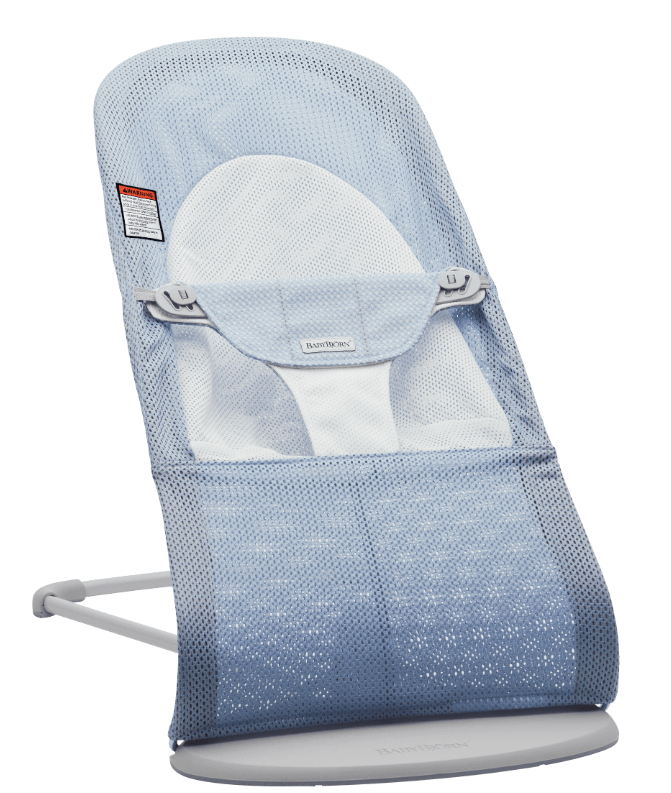 BabyBjorn Bouncer Balance Soft - Lightweight Baby Bouncer with Breathable Mesh Fabric for Newborns to Toddlers - Perfect for Nursery, Living Room & Travel Use