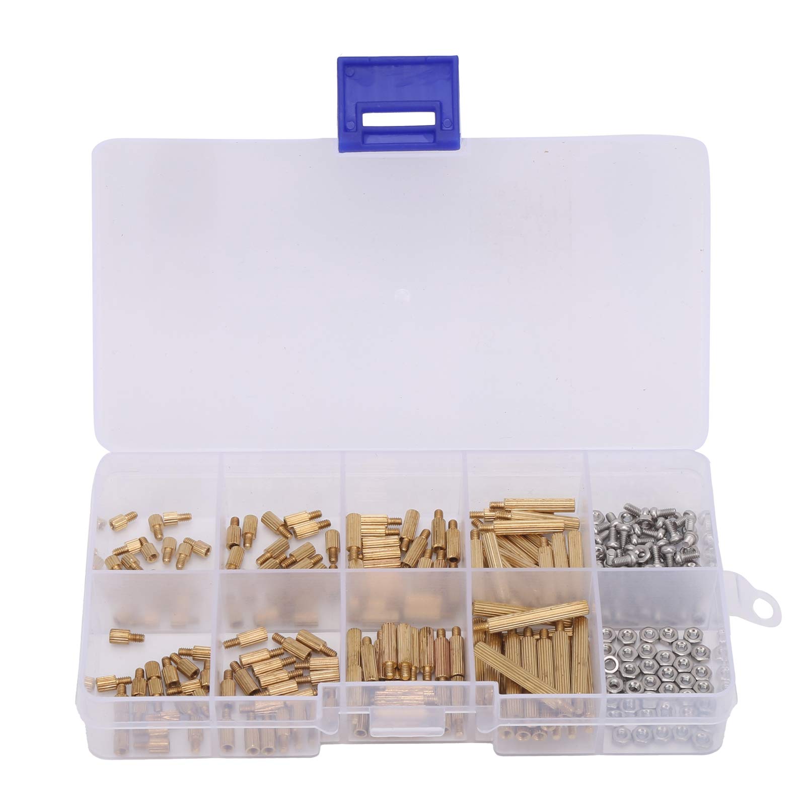 VINGVO M2 Brass Standoff Spacer Kit - 120pcs Computer Case Motherboard Mounting Hardware for PC Build, Repair & DIY Projects | Perfect for Gaming Rigs, Workstations & Server Installations