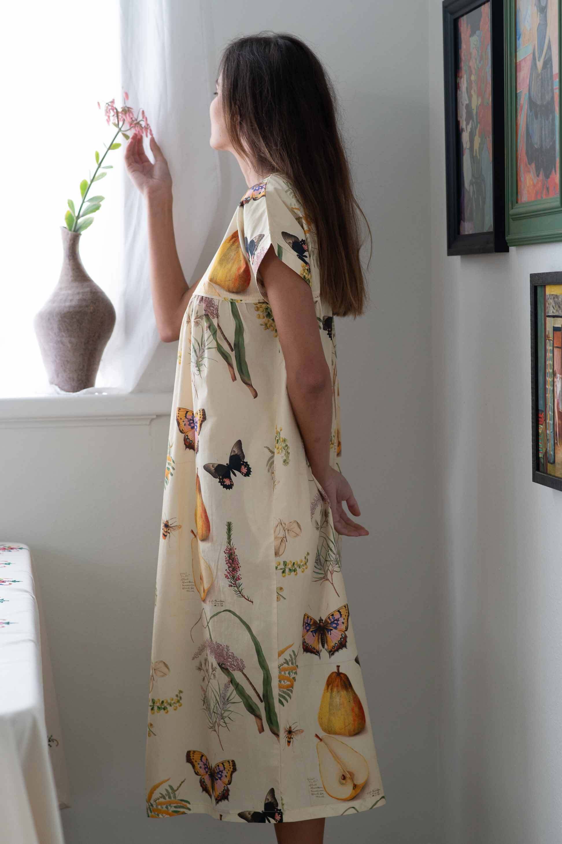 Organic Cotton Mila Dress for Women - Soft & Breathable Summer Dress - Perfect for Beach Vacations, Casual Outings and Boho Style