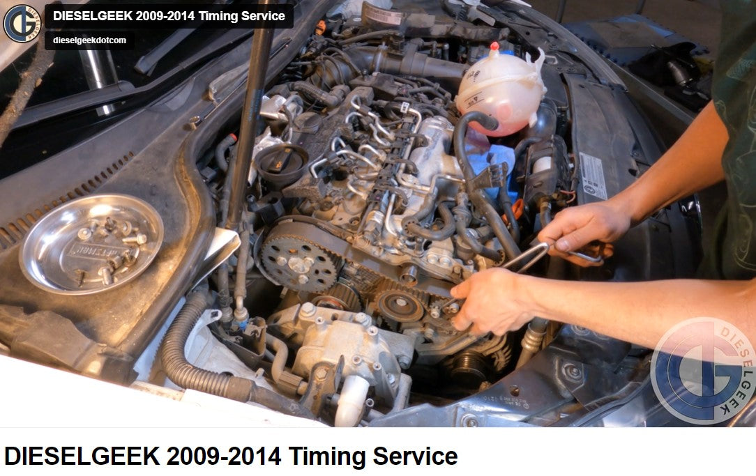 2009-2014 VW TDI Golf Jetta Beetle Passat & Audi A3 (CJAA CBEA CKRA) Timing Belt Service Instructional Video - DIY Repair Guide for Diesel Engines | Perfect for Home Mechanics & Car Enthusiasts