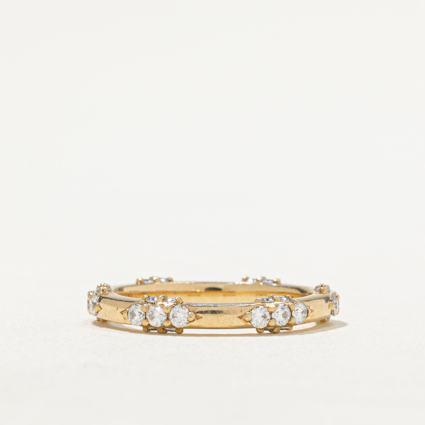 Eternity Diamond Wedding Band Ring - 0.62 Carat Total Weight (CTW) - Size 6 - Perfect for Anniversary Gifts & Bridal Jewelry