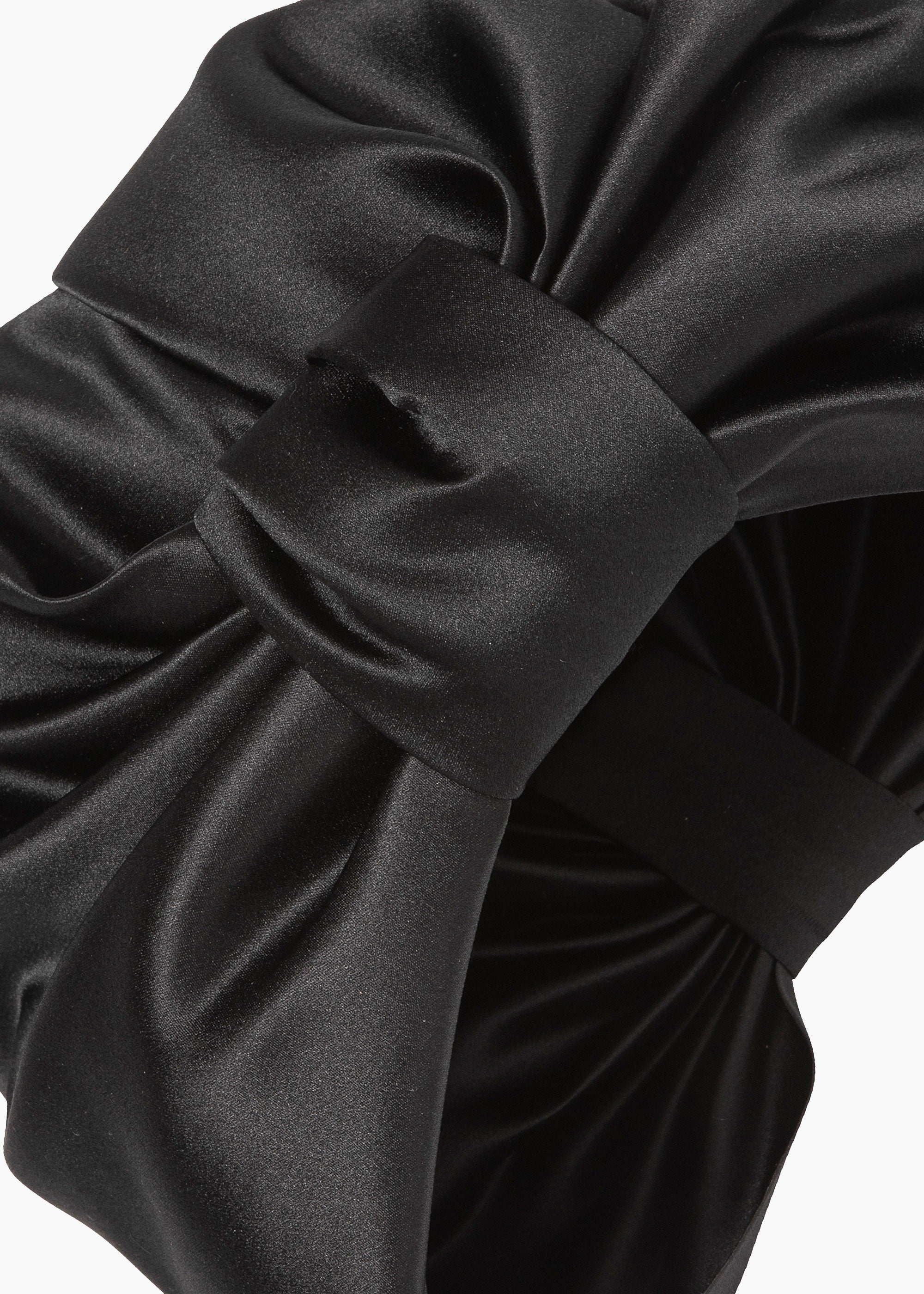 Sasha Turban Head Wrap - Stylish Black Muslim Hijab Scarf for Women - Perfect for Daily Wear, Prayer, and Special Occasions