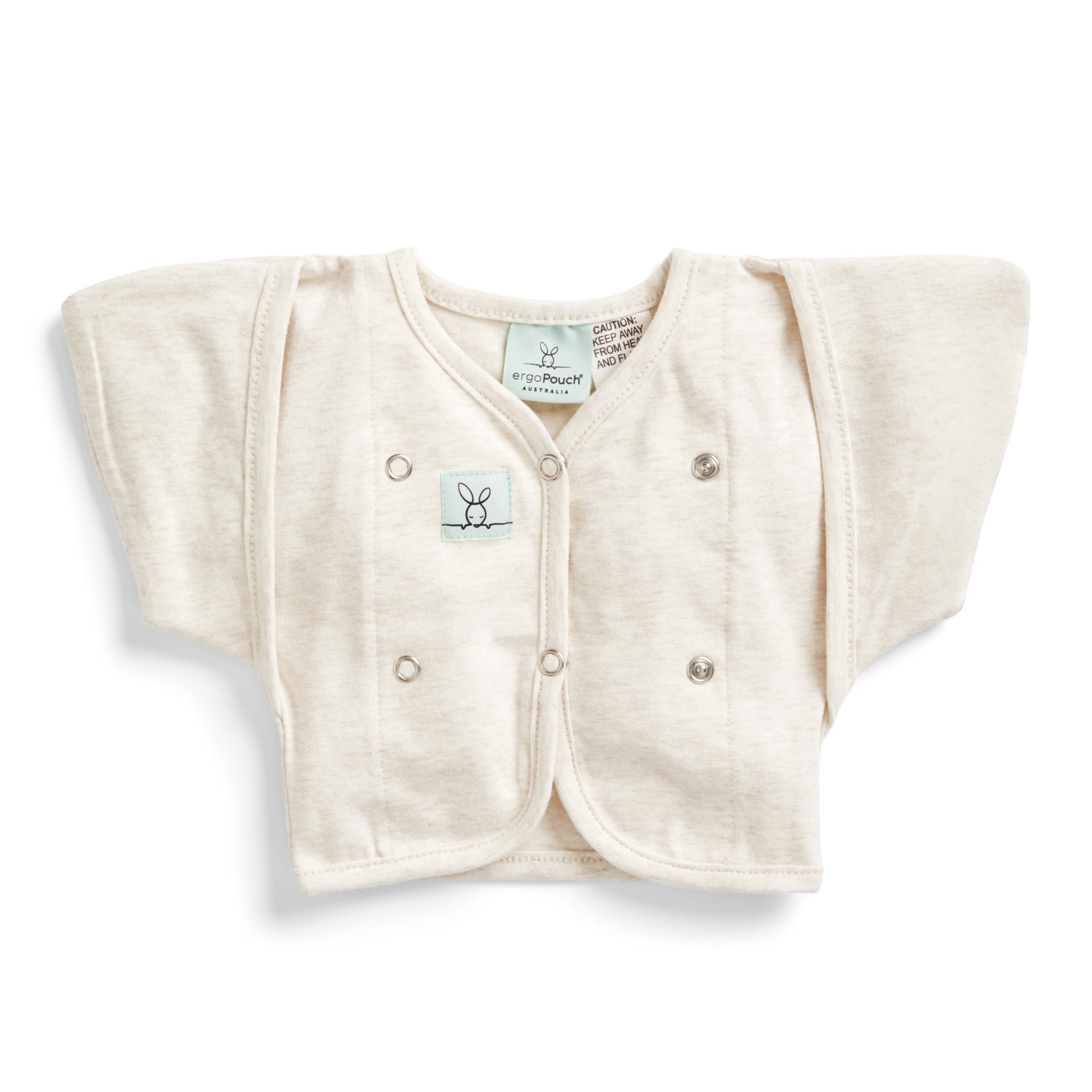ergoPouch Butterfly Cardi Swaddle 0.2 TOG - Lightweight Baby Wrap for Newborns - Perfect for Nursery, Daycare & On-the-Go Comfort