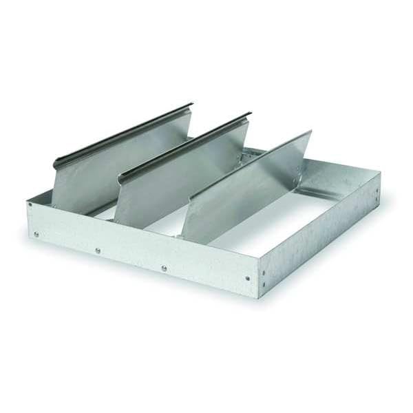 Heavy Duty Damper for Vertical and Horizontal Mounting - 13 3/4 Inch Square | HVAC System, Industrial Ventilation & Airflow Control Solution