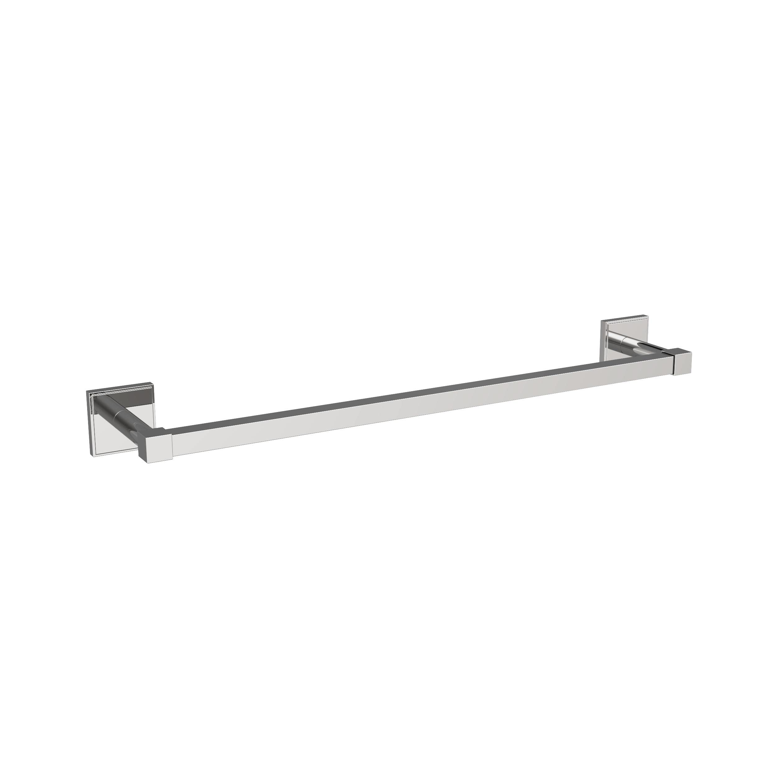 Amerock BH3607326 Chrome Towel Bar - 18 Inch (457mm) Bathroom Towel Rack Holder for Showers & Powder Rooms | Durable Bath Hardware & Accessories for Spa-Like Luxury