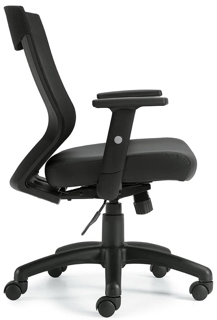 Synchro Tilter Mesh Office Chair with Adjustable Height & Lumbar Support - Ergonomic Desk Chair for Home & Office Workspaces [OTG10704B] - Perfect for Long Hours of Computer Work, Gaming, or Studying